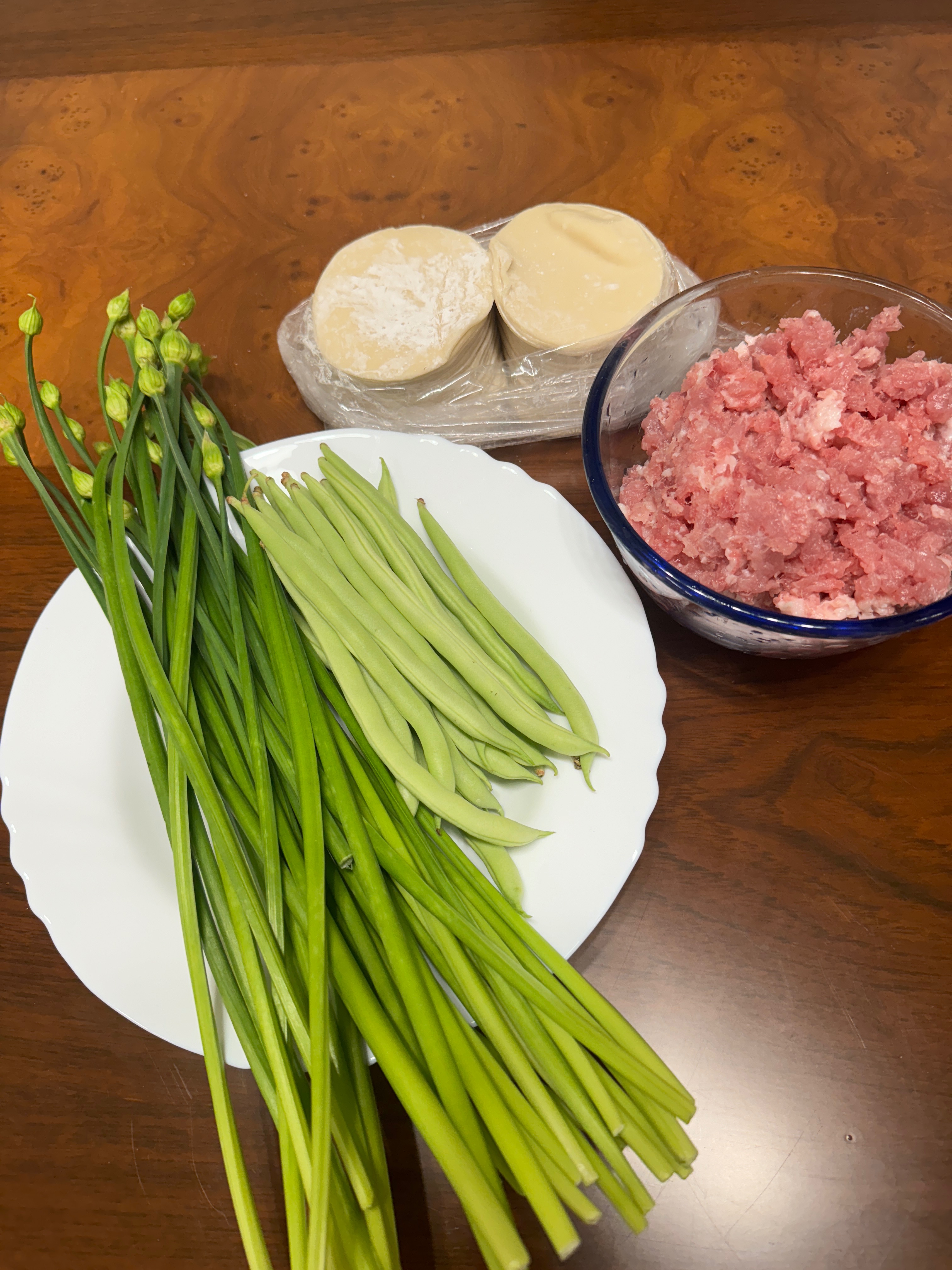 滿滿的四季豆水餃