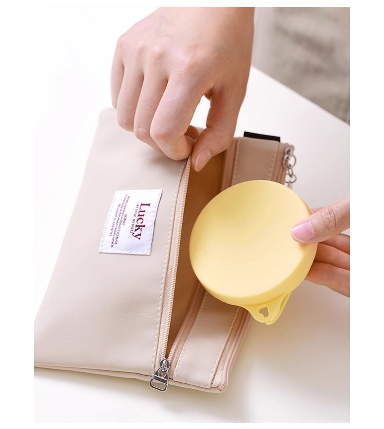 折疊水杯食品級硅膠，給不想帶重重的不鏽鋼杯的你