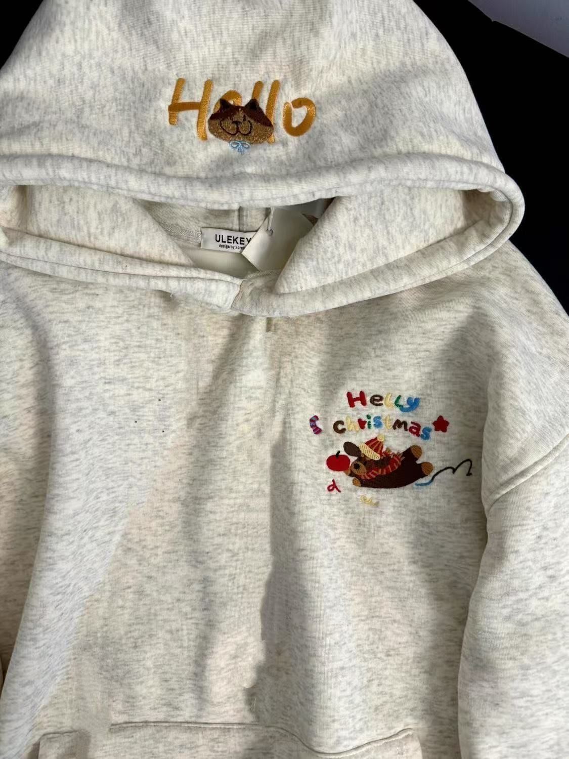 加薄絨全刺繡臘腸狗party 🎉帽t（尺寸表在尾圖✨回饋粉絲限時290元！