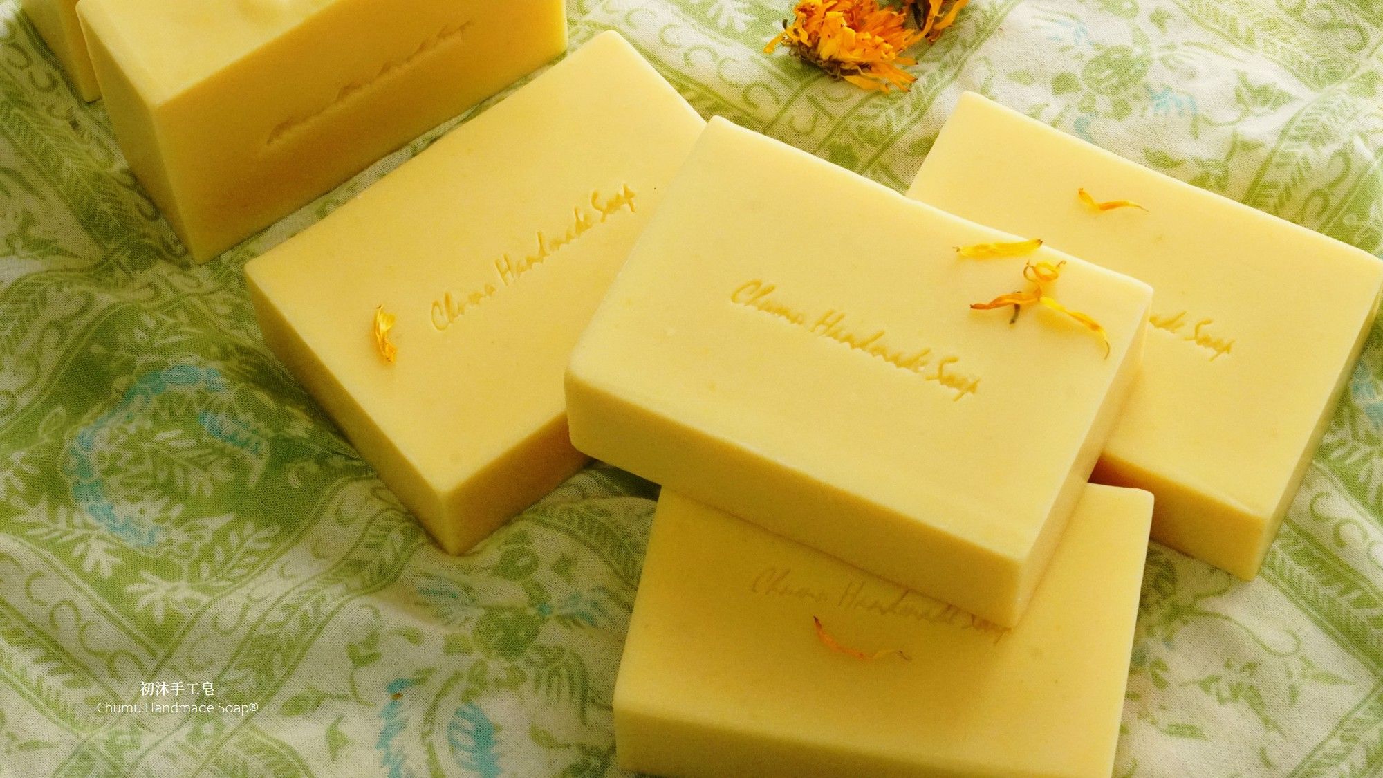 【手工皂】金盞花甜橙榛果油沐浴皂 （預購，5/10出貨）