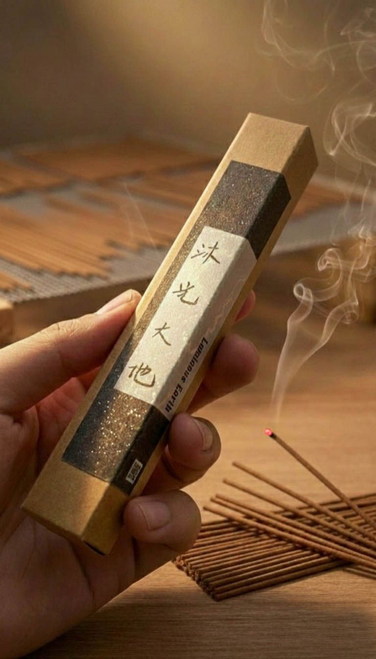 【淨化系列】沐光大地 純手工特製線香 招財 淨化 禮物 （詳見描述）