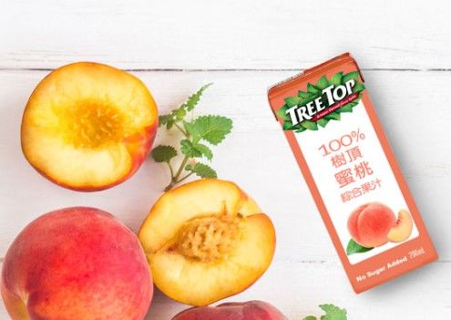 樹頂蜜桃汁200ML/箱