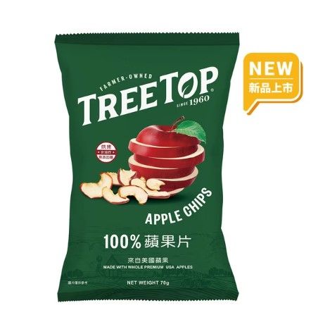 樹頂100%蘋果片70g/12入/箱