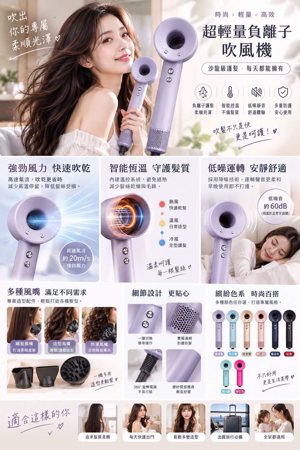 吹風機｜全新三代贈髮油