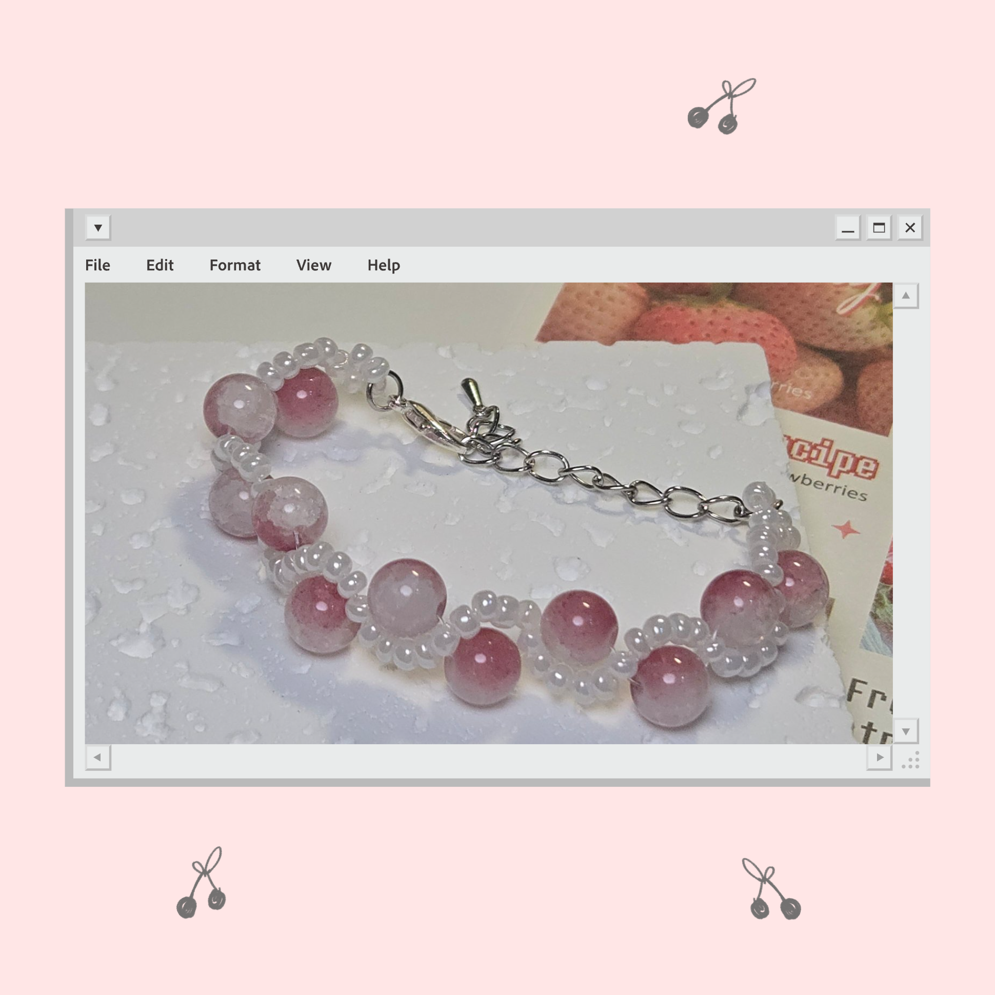 緋桜の夢 🌸𖤐 𓈒 ᭡手鍊
