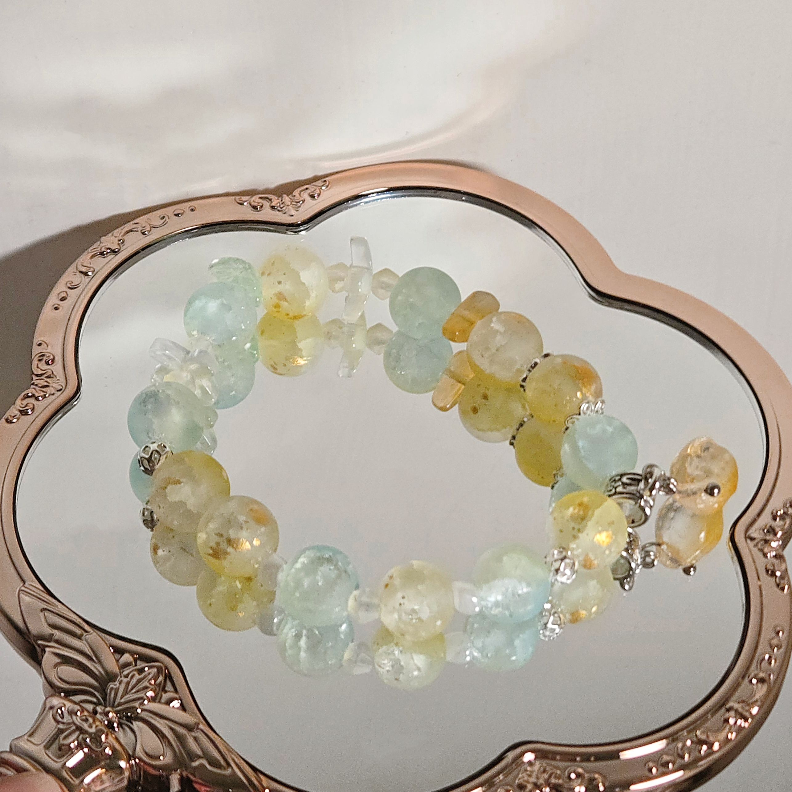 秋日特調 ‧₊ ᵎᵎ 🍊 ⋅ ˚古風手鍊