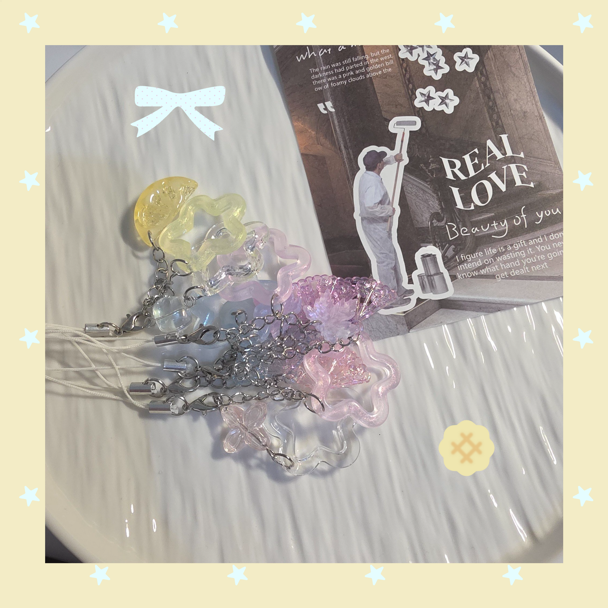檸檬海鹽‧₊ ̊🍹✩ ₊ ⊹吊飾