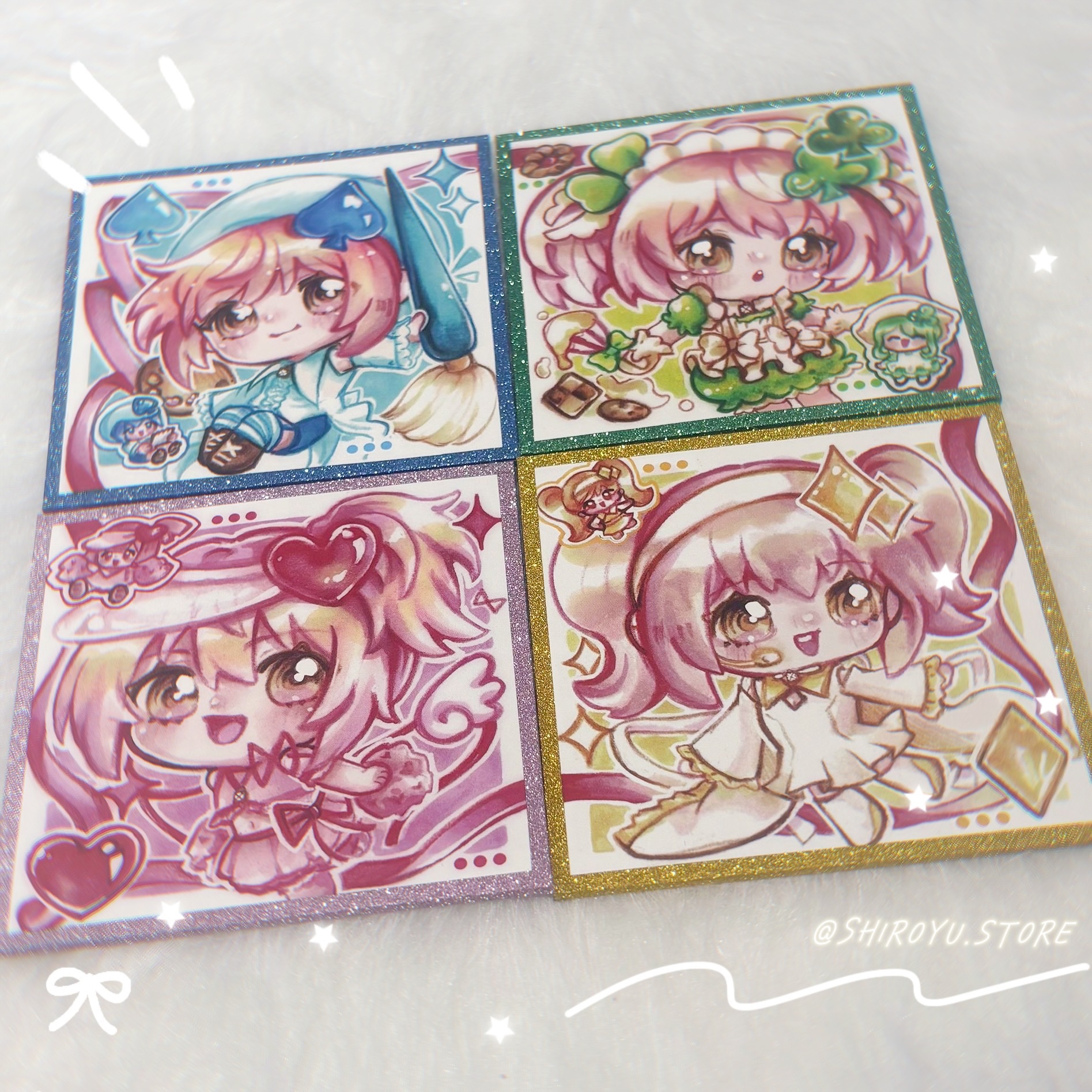 🩷複印色紙 | 守護甜心 同人 | 白夢 日奈森亞夢（全4款）