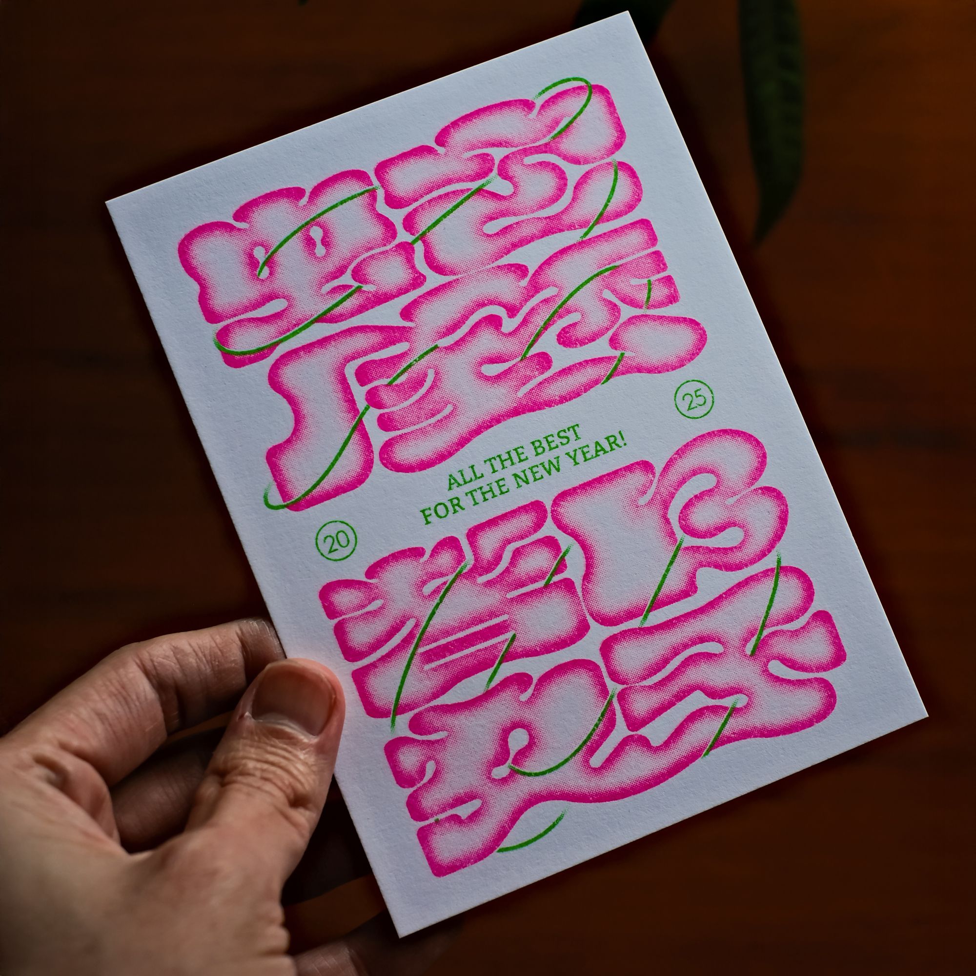 🐍蛇麼都好_Risograph明信片