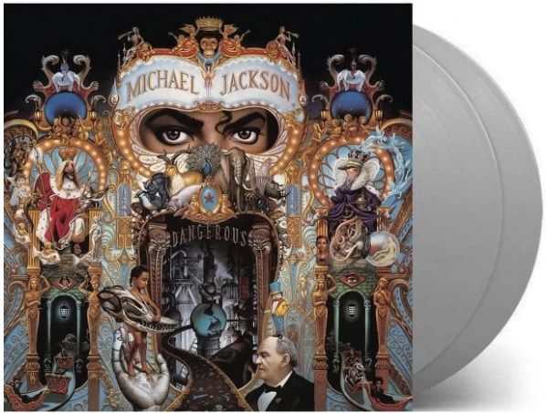 MICHAEL JACKSON 麥可傑克森Dangerous危險之旅 特典銀色彩膠 2LP