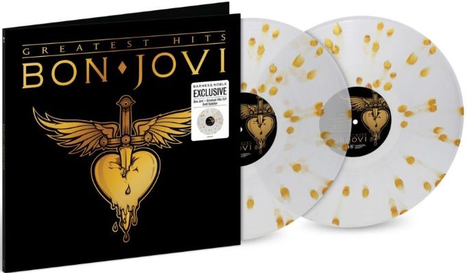 BON JOVI 邦喬飛 搖滾國歌 特典白花彩膠 Greatest Hits 2LP