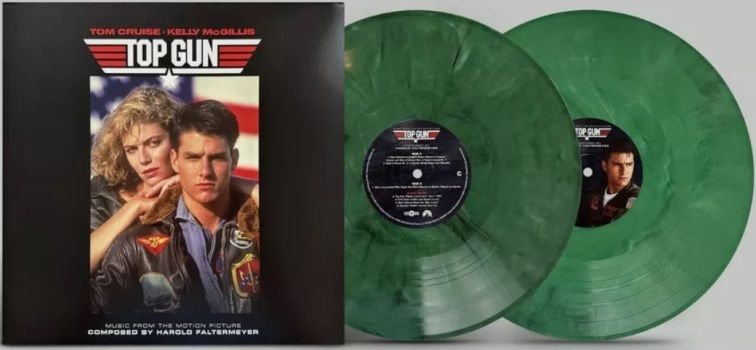 捍衛戰士 Top Gun 電影原聲帶 限量加長收藏家版本綠色膠唱片 2LP