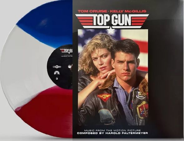 捍衛戰士 Top Gun 電影原聲帶 限量加長收藏家版本國旗色唱片 2LP