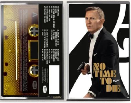 全新未拆封 007 No Time To Die 生死交戰 電影原聲帶 金黃色 錄音帶 卡帶