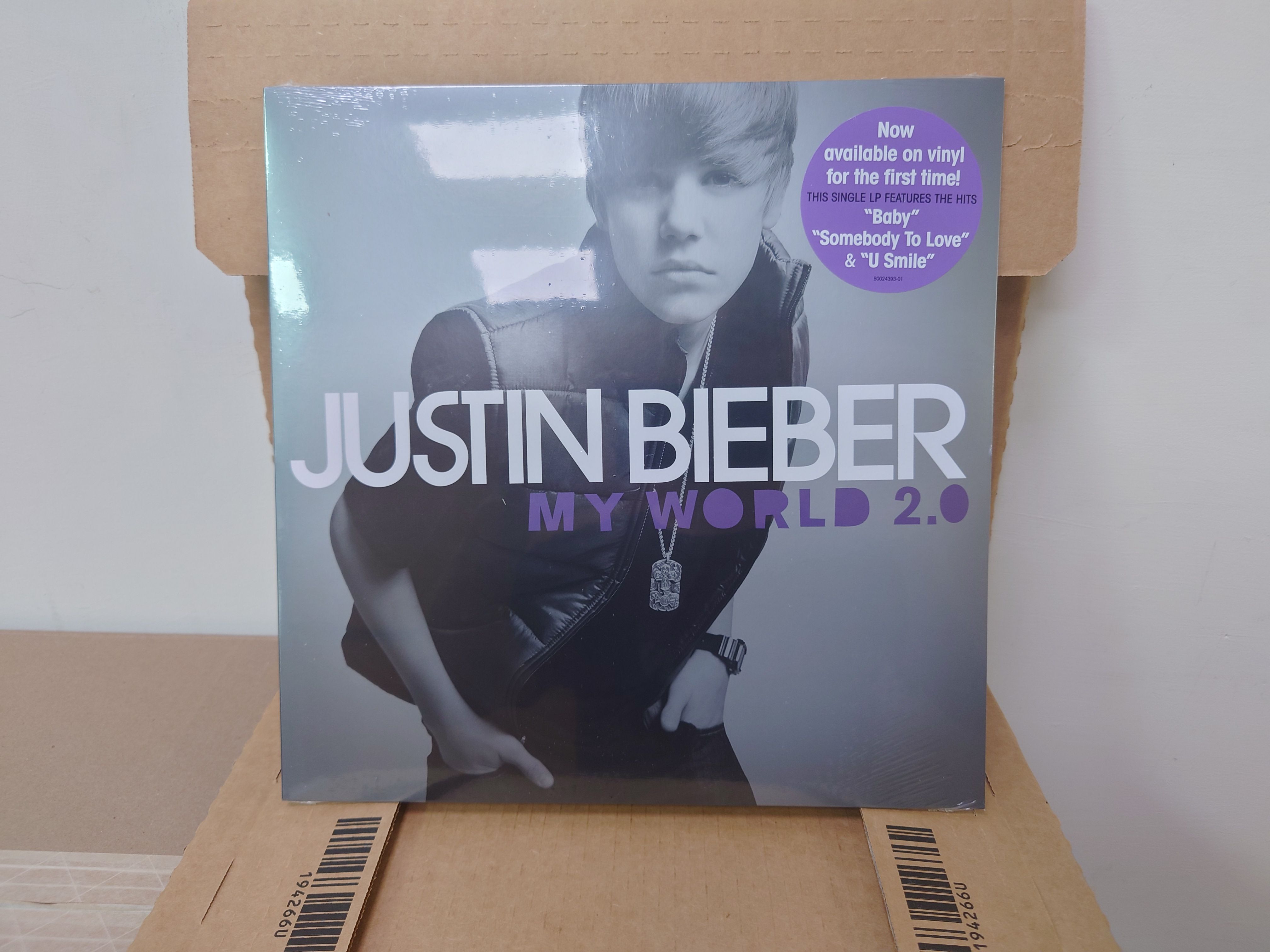 全新 現貨 JUSTIN BIEBER My World 2.0 黑膠唱片 LP