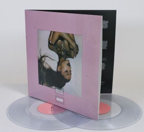 全新 Ariana Grande Vinyl 12＂黑膠唱片+透明唱片（Sweetener +Thank U Next）