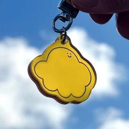 🍿Poppy爆米花鑰匙圈❤️💛