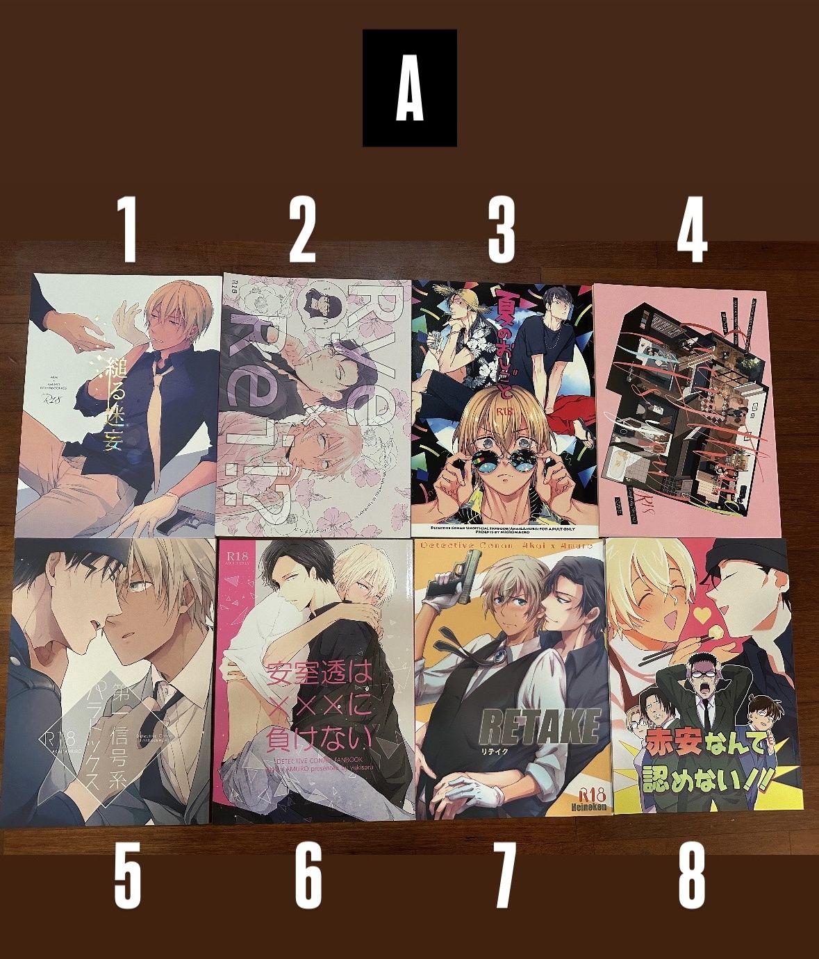 赤安日文同人本A區