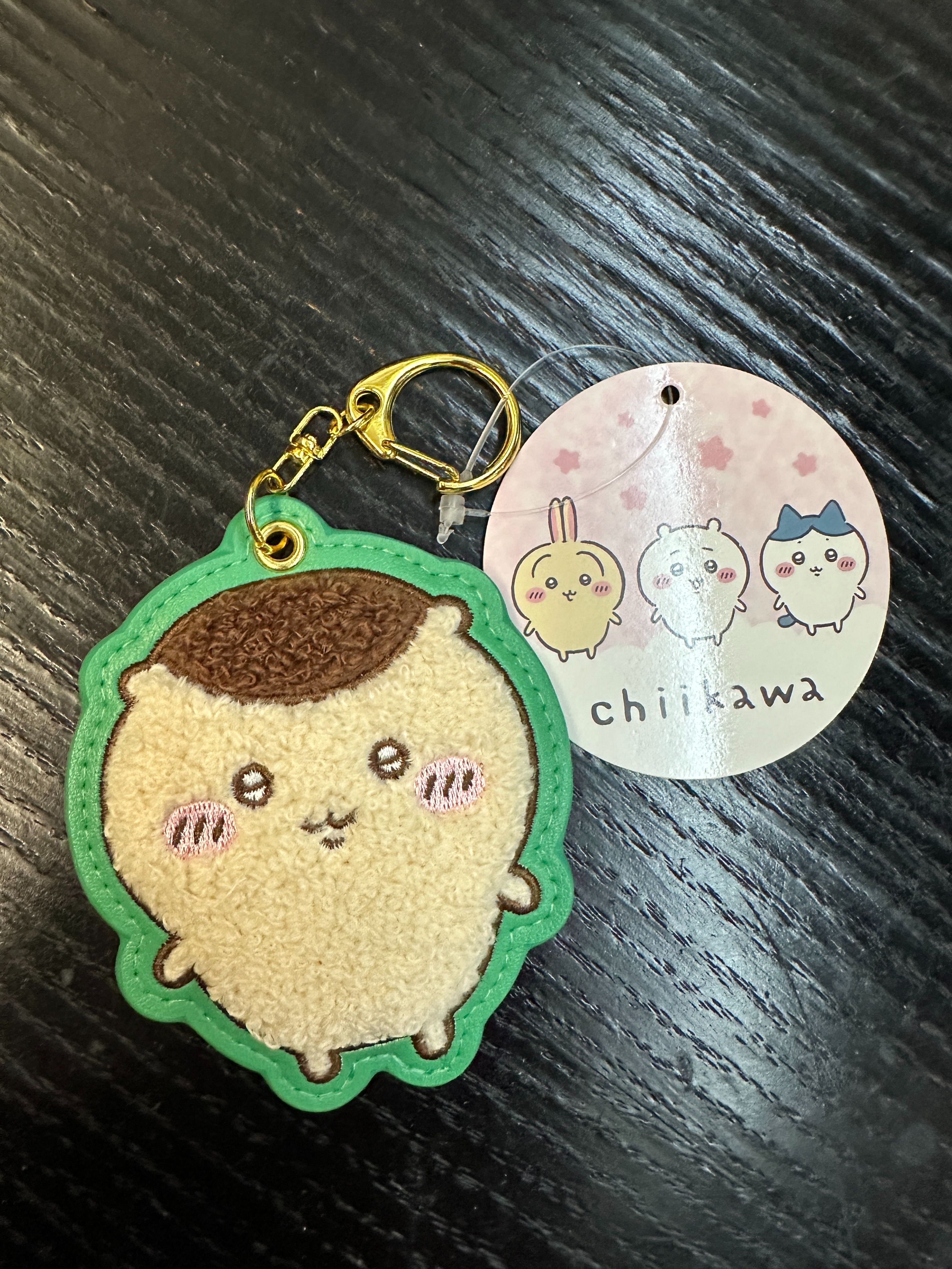 栗子饅頭毛絨吊飾