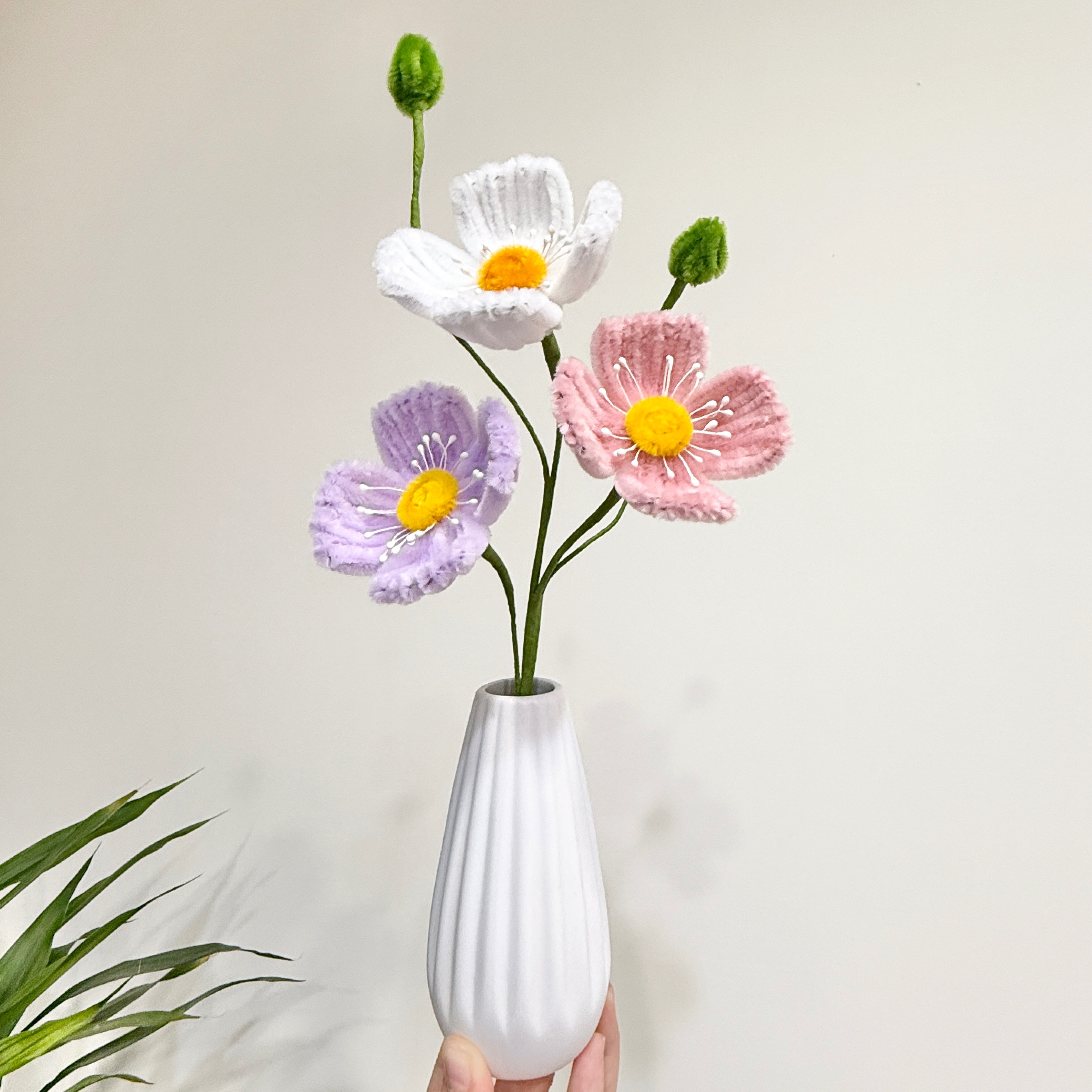 夢幻粉紫色冰島罌粟花瓶組（特別版）