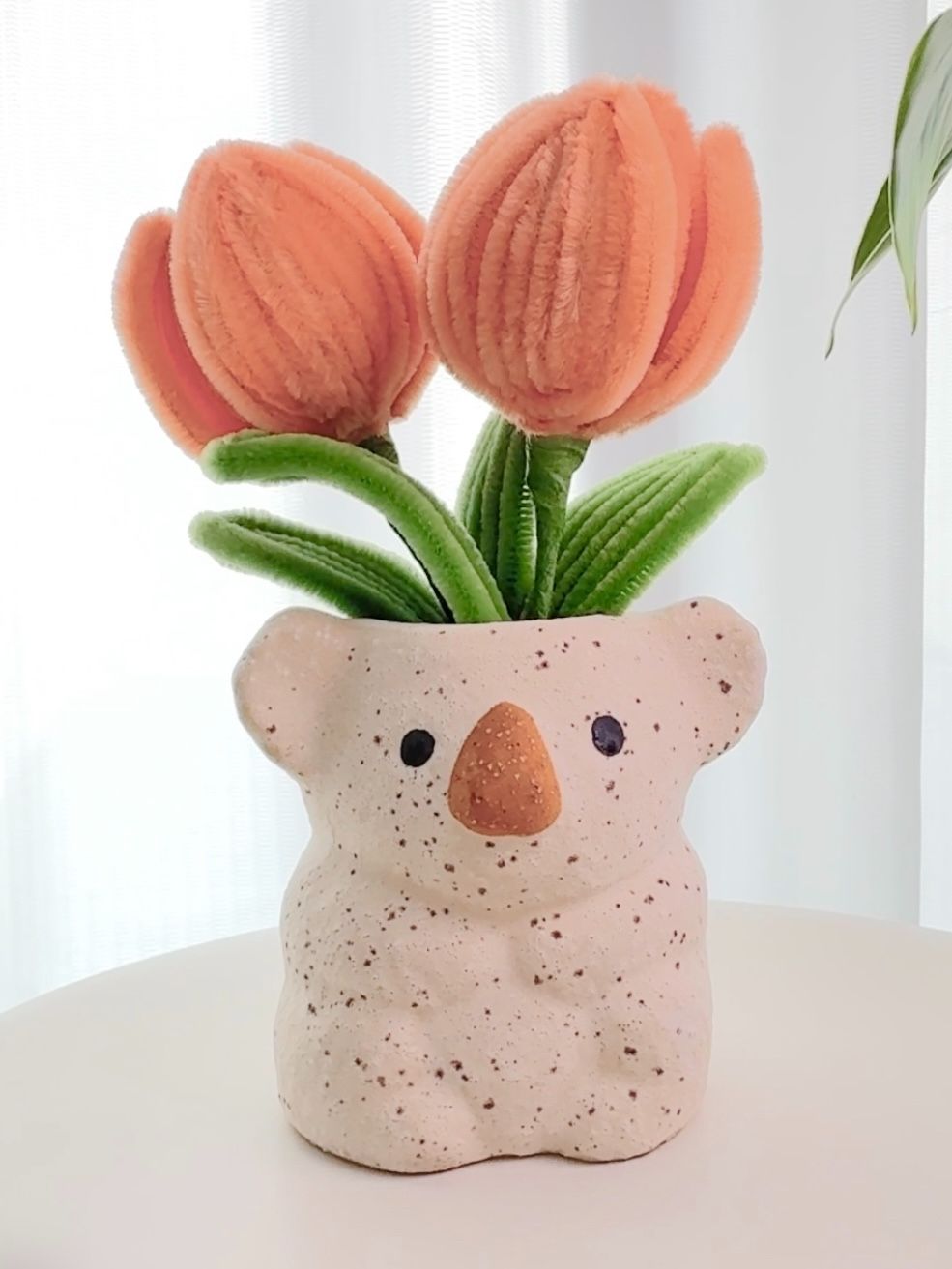 無尾熊鬱金香 Koala Tulip - 手工療癒花盆