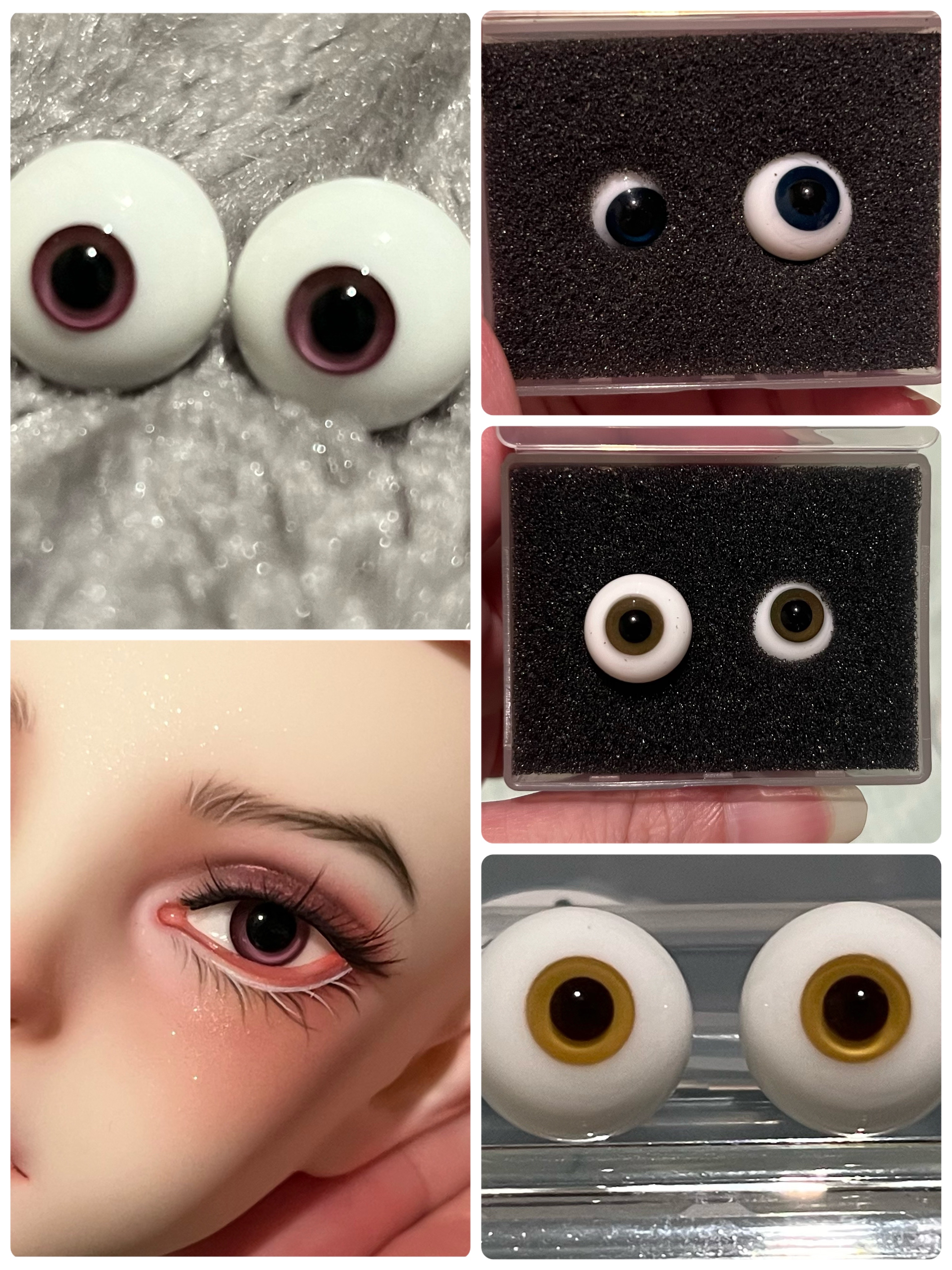 14mm 玻璃眼