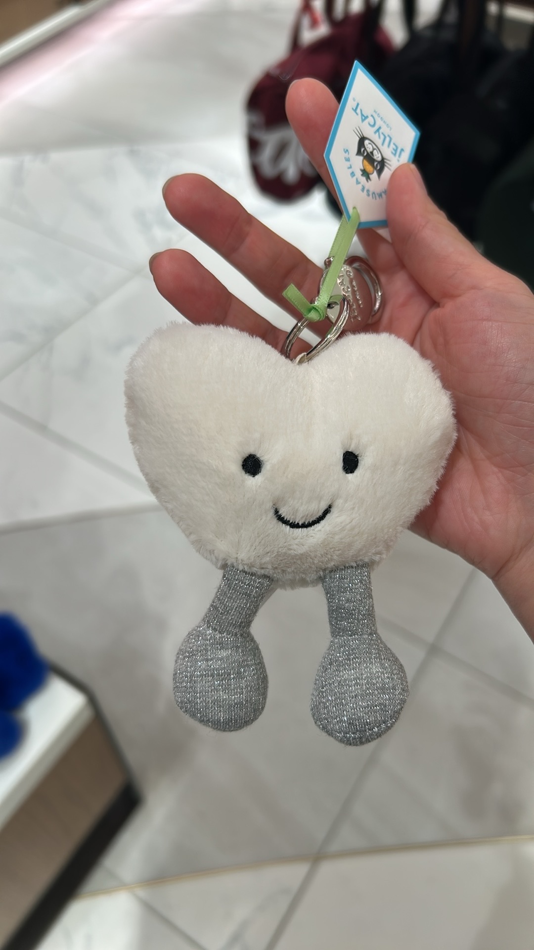 Jelly Cat 愛心吊飾