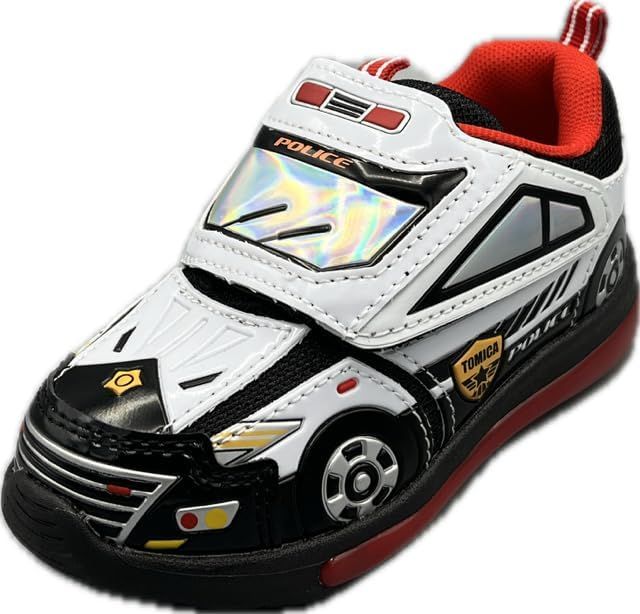 日本TOMICA 兒童發光警車運動鞋