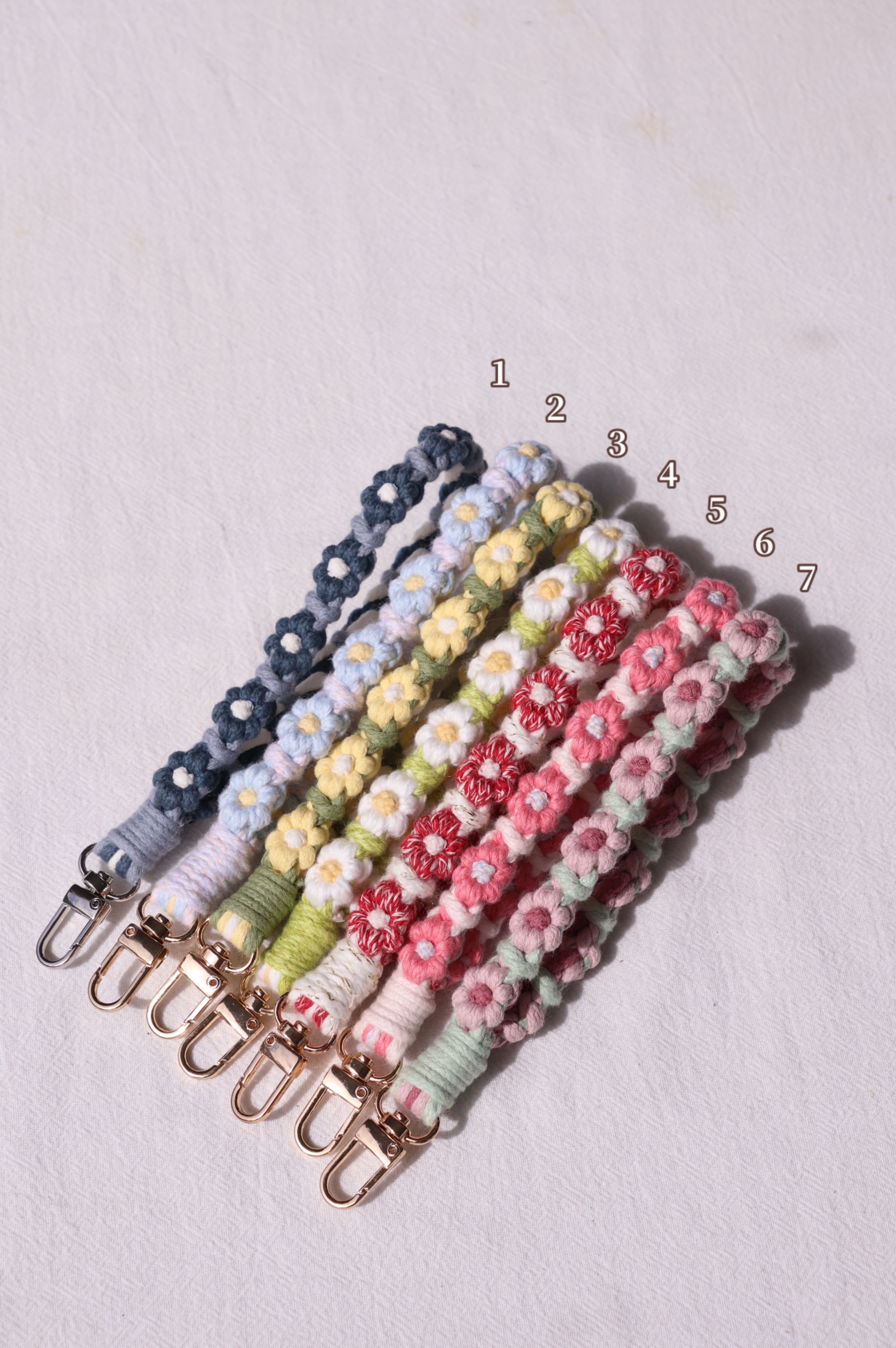 迷你花花手腕帶