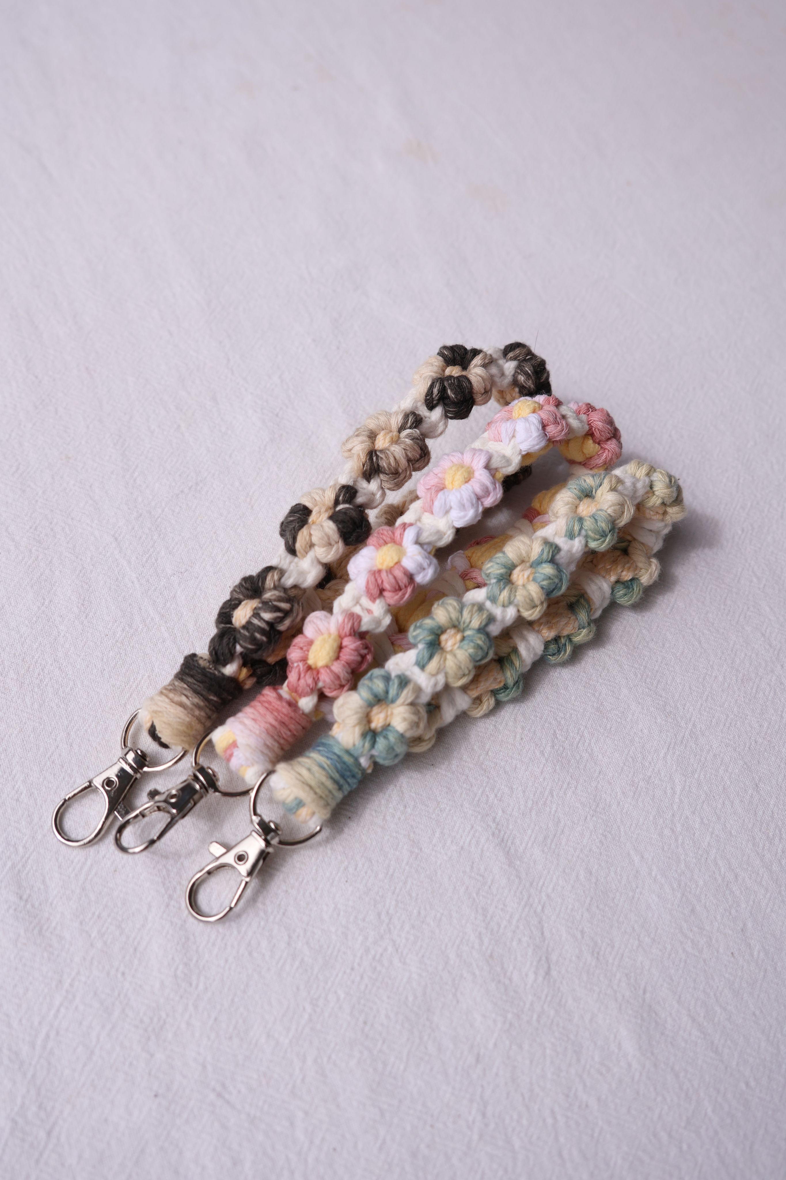 漸層花花手腕帶