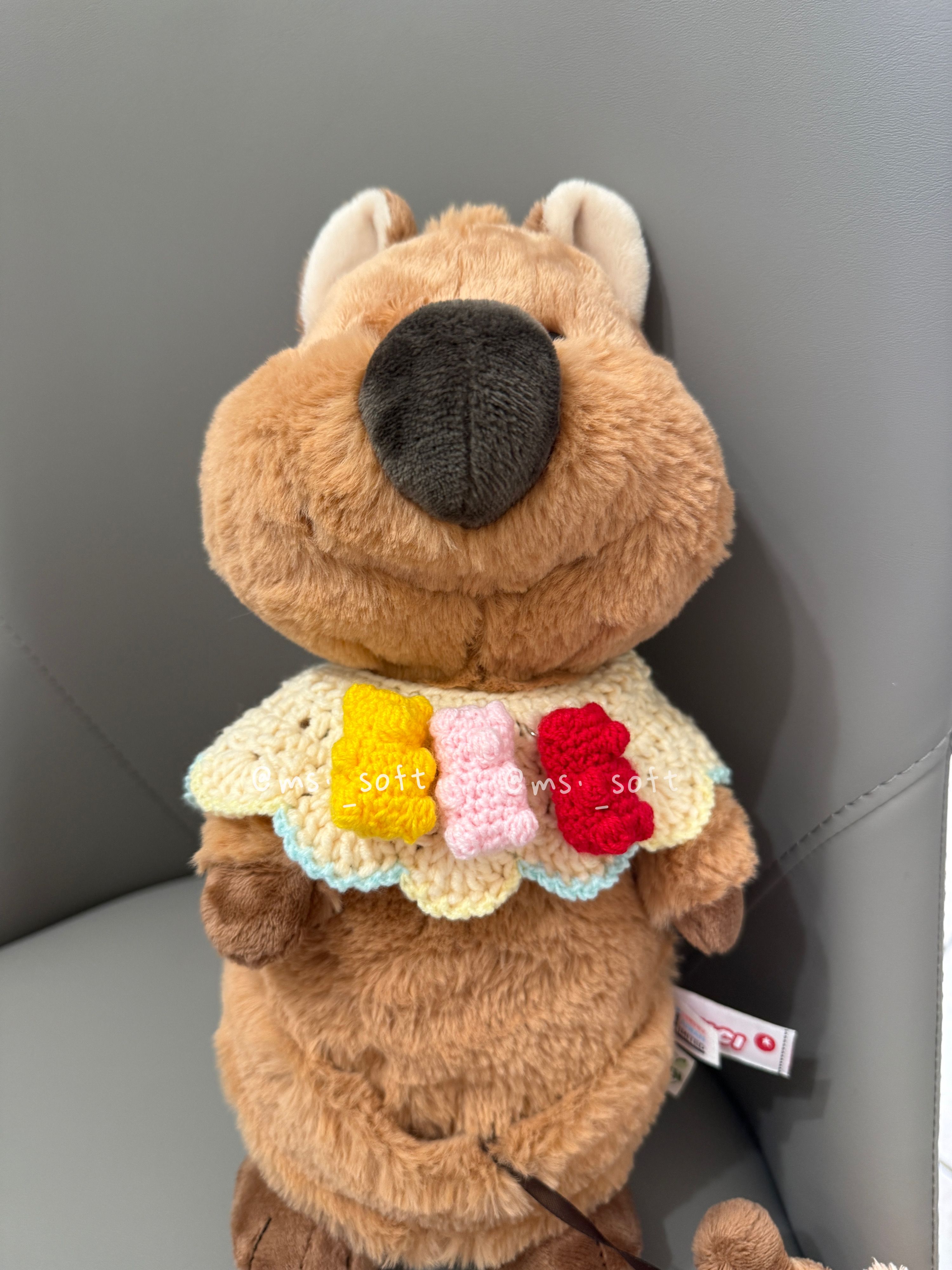 小熊軟糖貴賓狗領巾