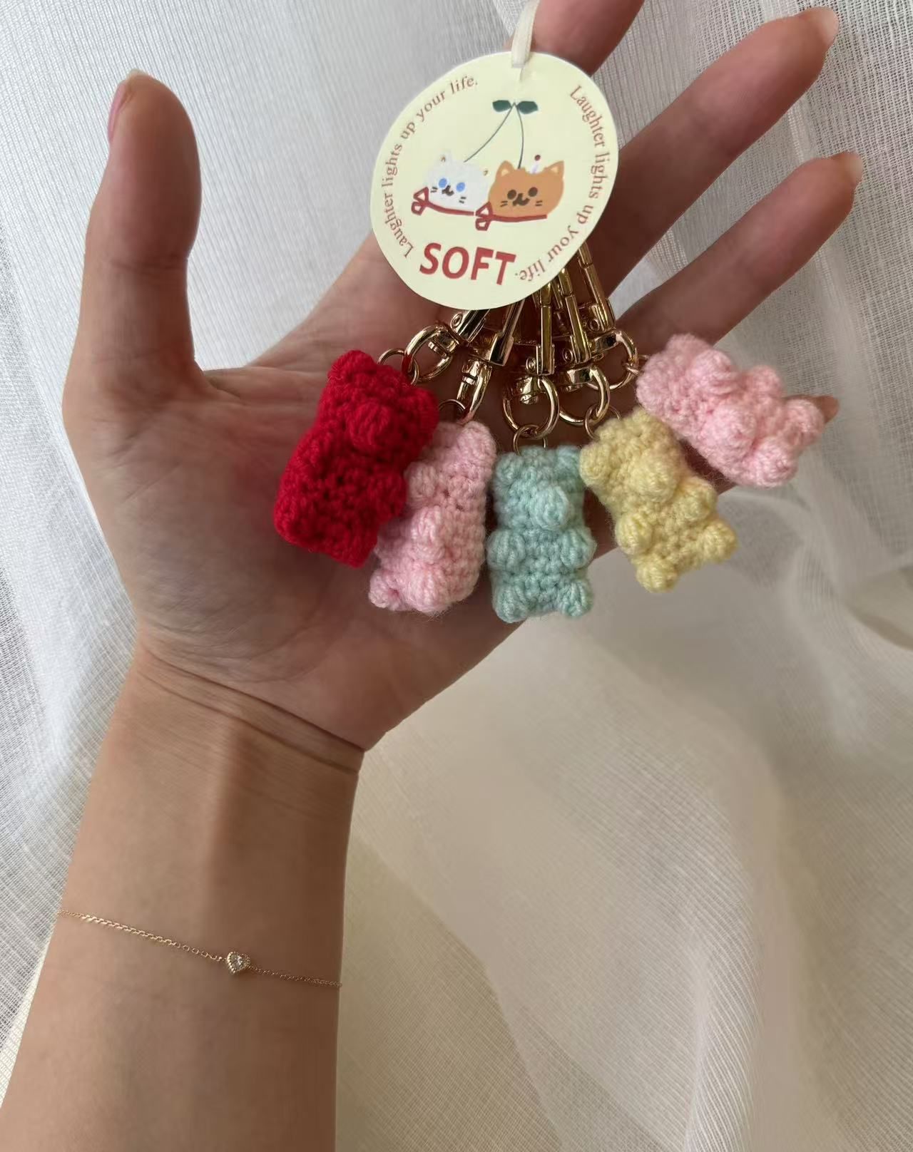 超Q小熊軟糖鑰匙圈