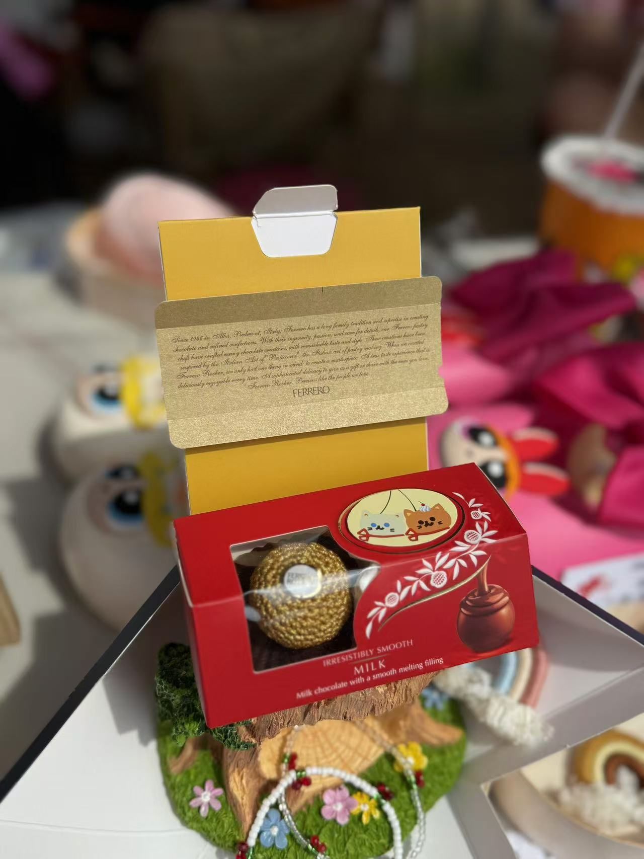 【售罄（可私預訂】金莎巧克力吊飾/盒裝/單顆裝 預定禮盒