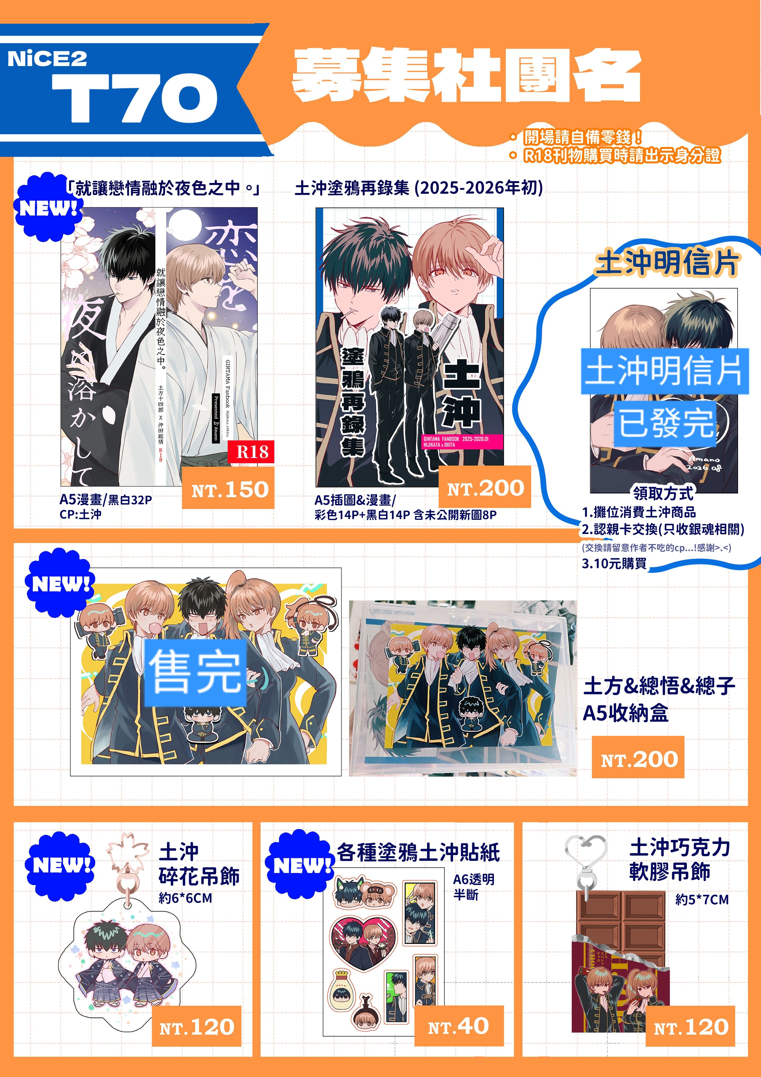 2026/08 NiCE2 場後通販