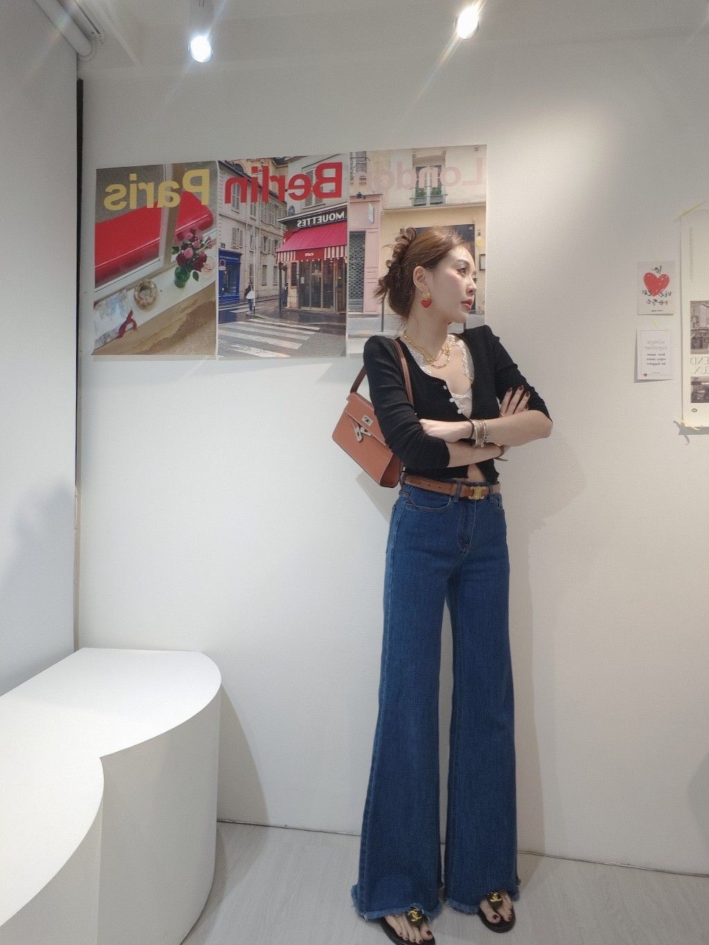 61500 3比7微喇寬褲