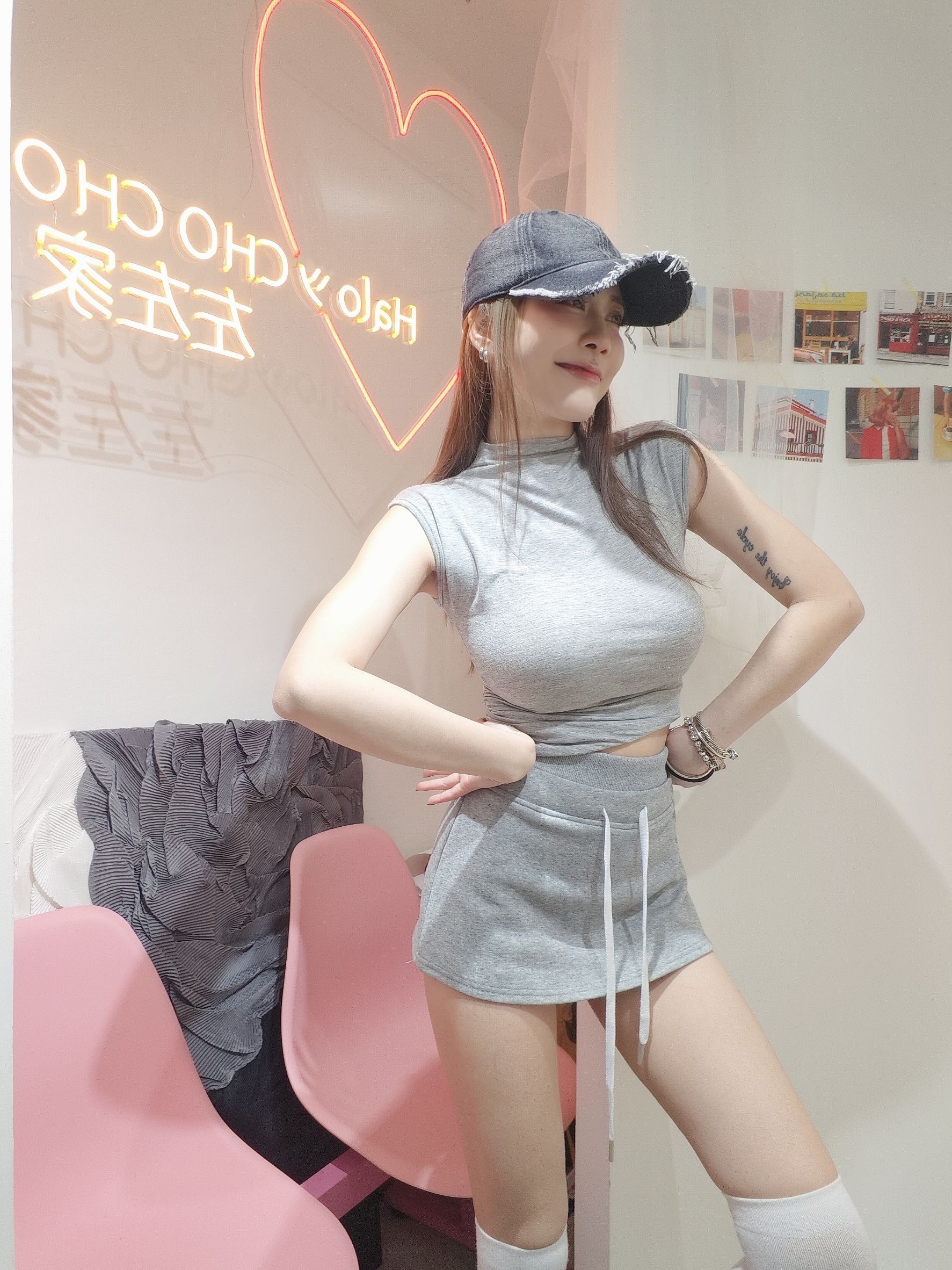 5905 小立領面膜坎肩背心