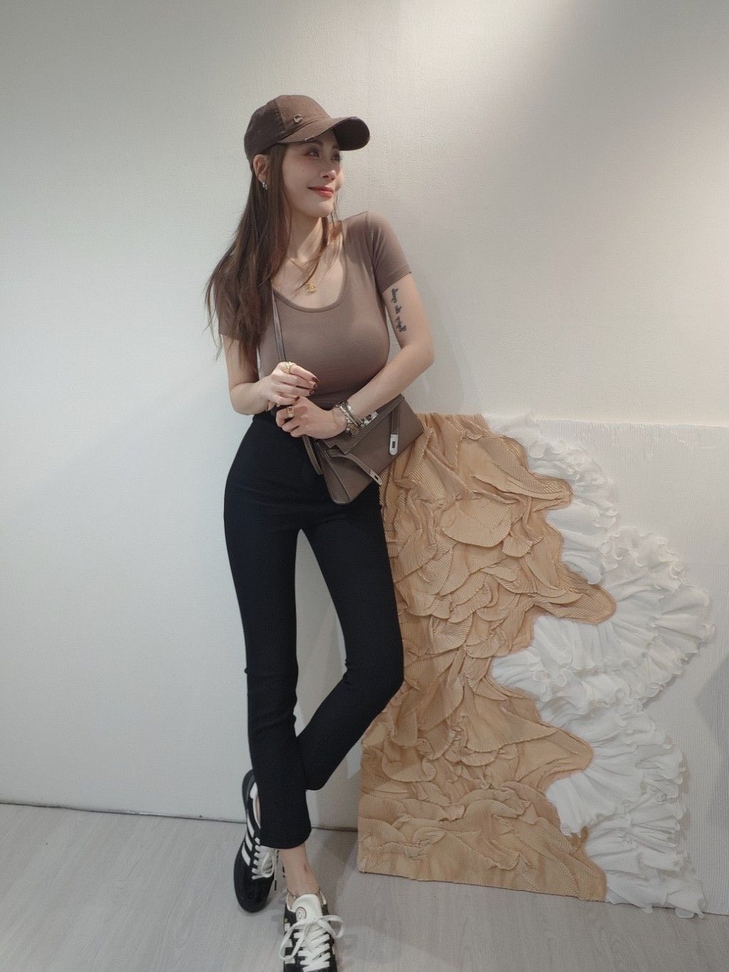 99291 高腰包腹西料褲