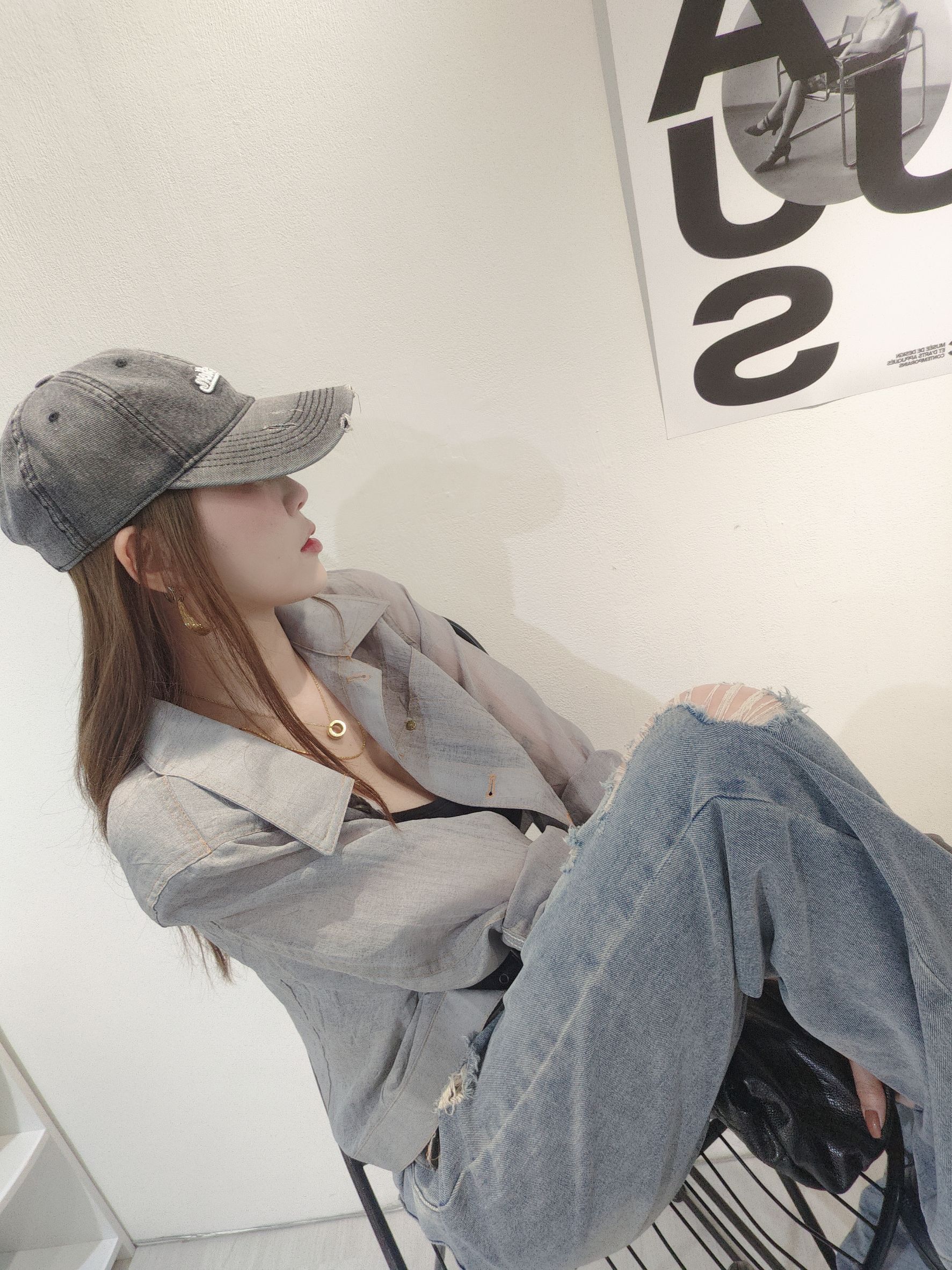 6276 微透微透浪滿感滿滿外套