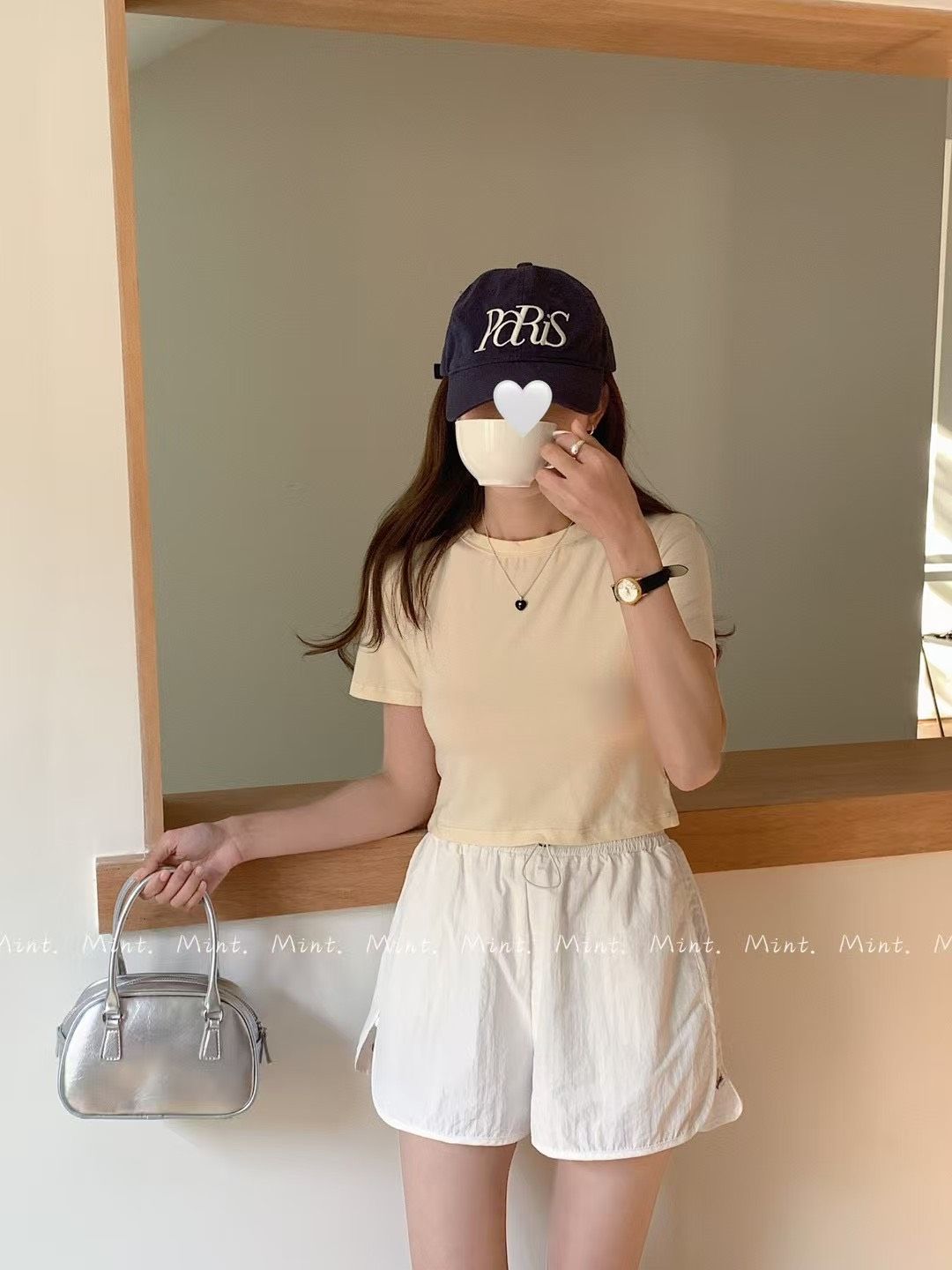 8335 夏日休閒工裝速乾短褲