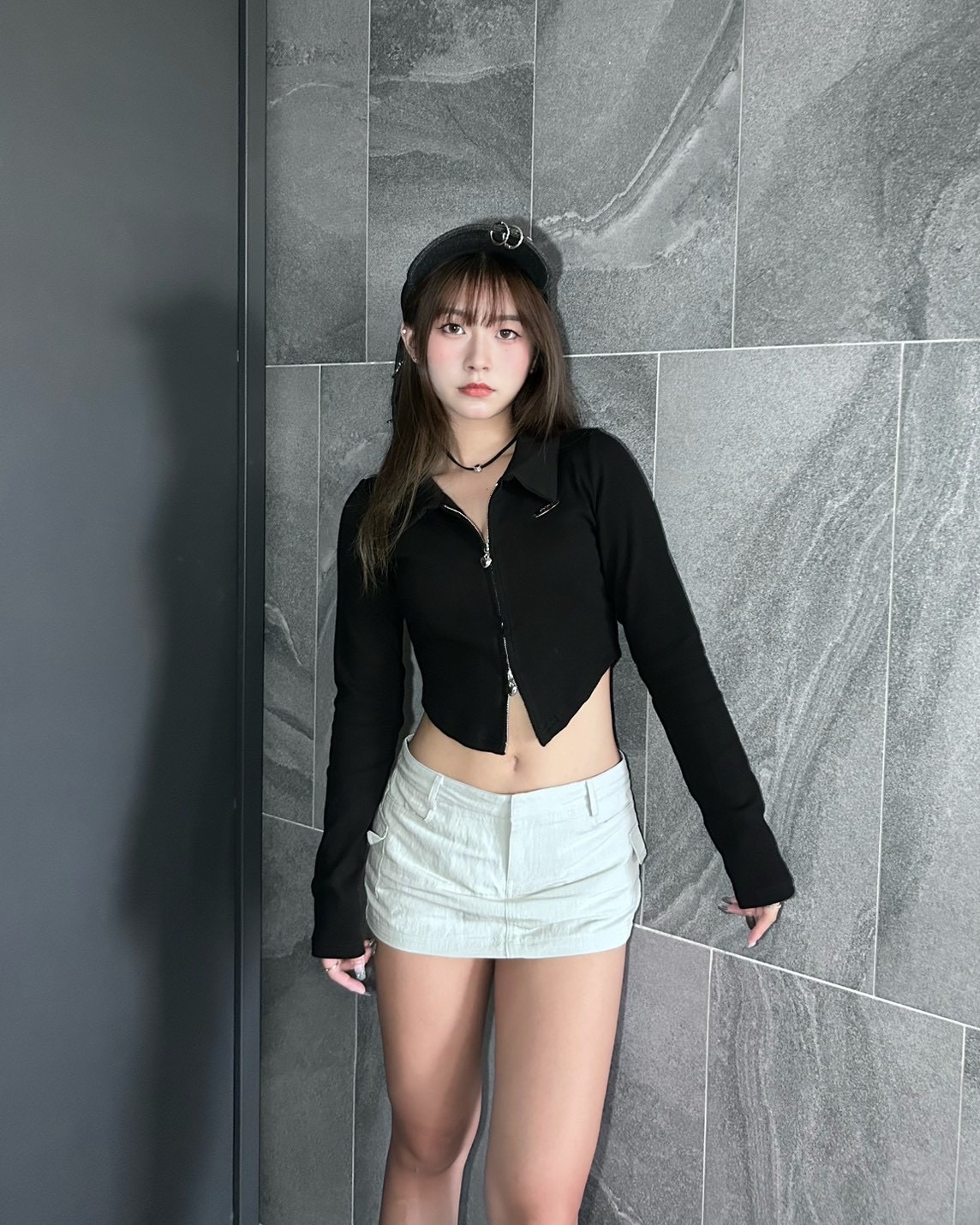 ᜊ雙拉鏈修身上衣ᜊˊ˗