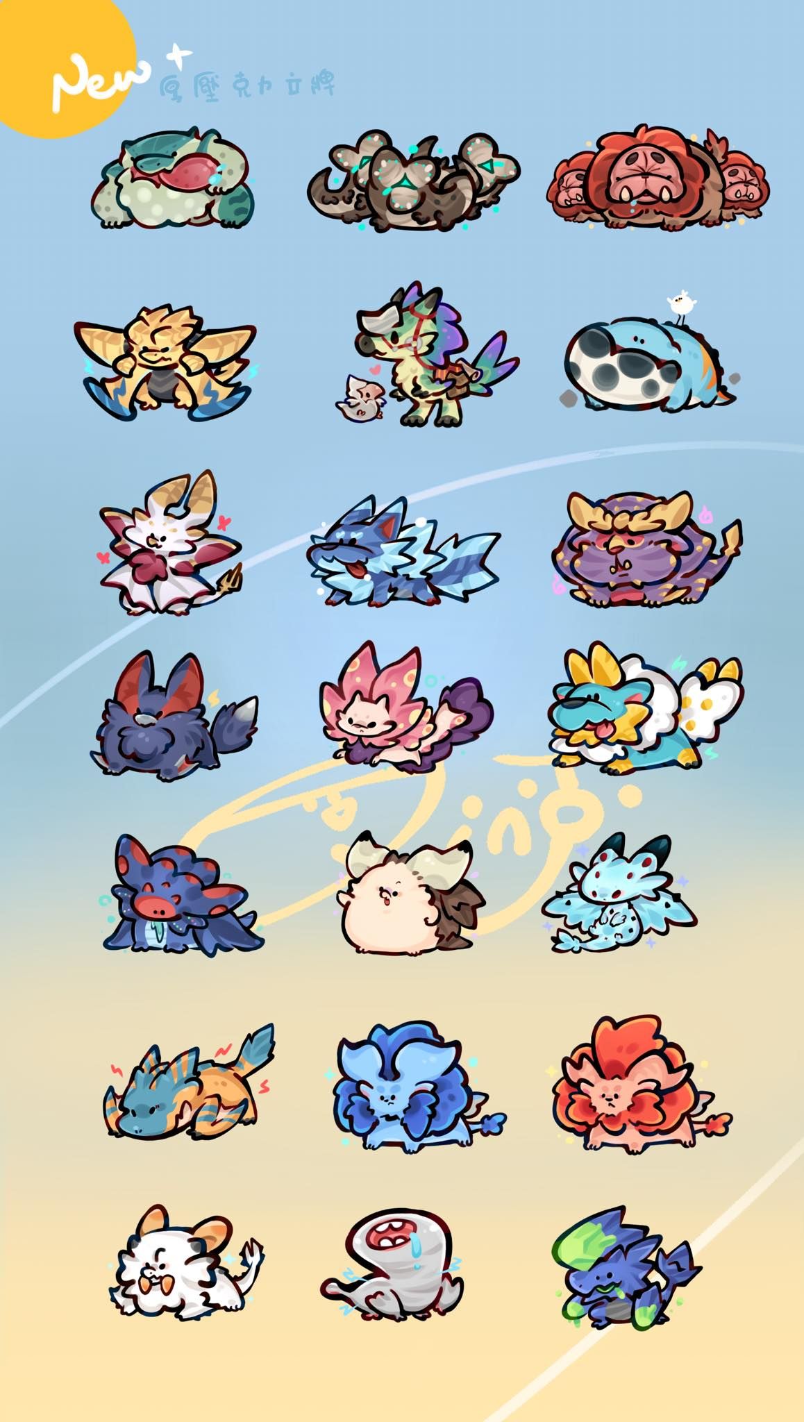 魔物獵人厚壓克力
