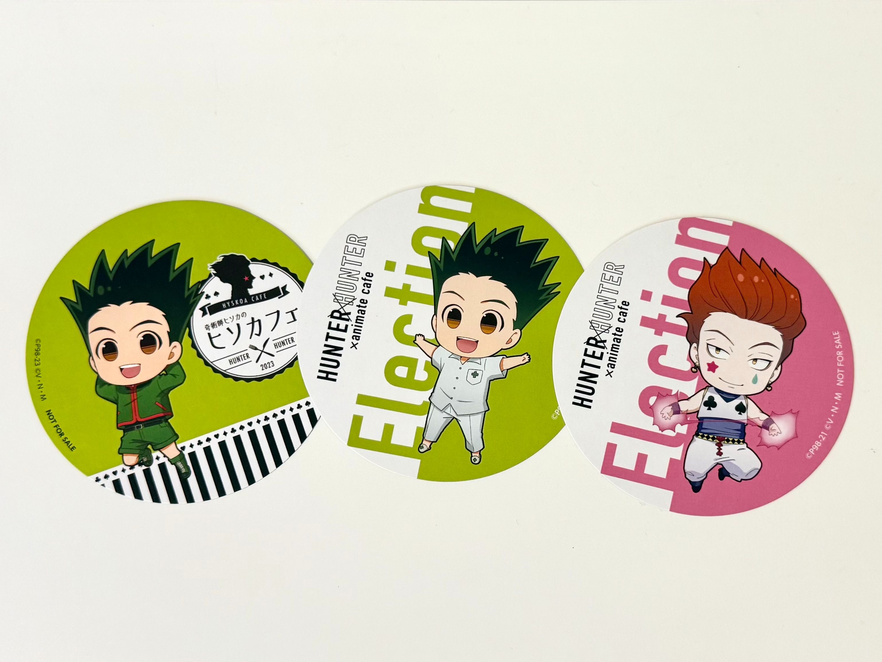 獵人｜小傑、西索 安利美特咖啡杯墊