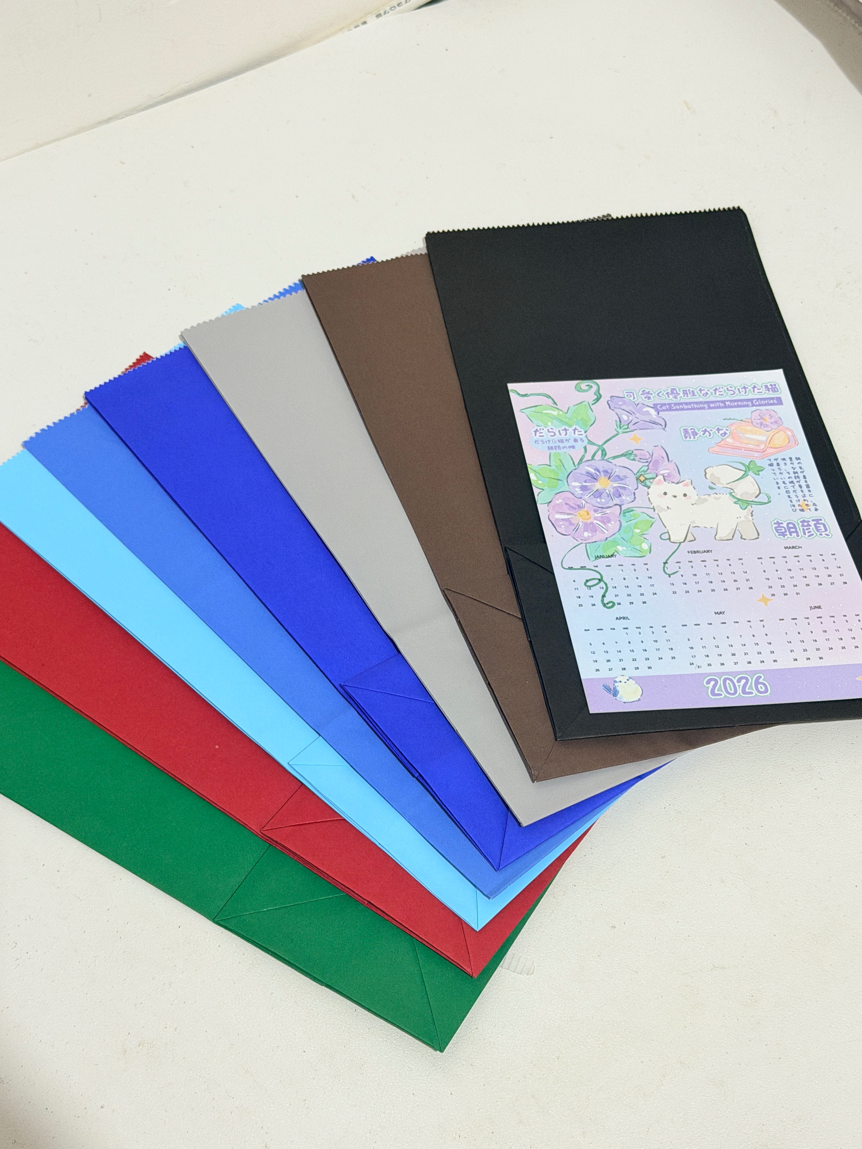 現貨🌟彩色牛皮紙袋 13*8*24