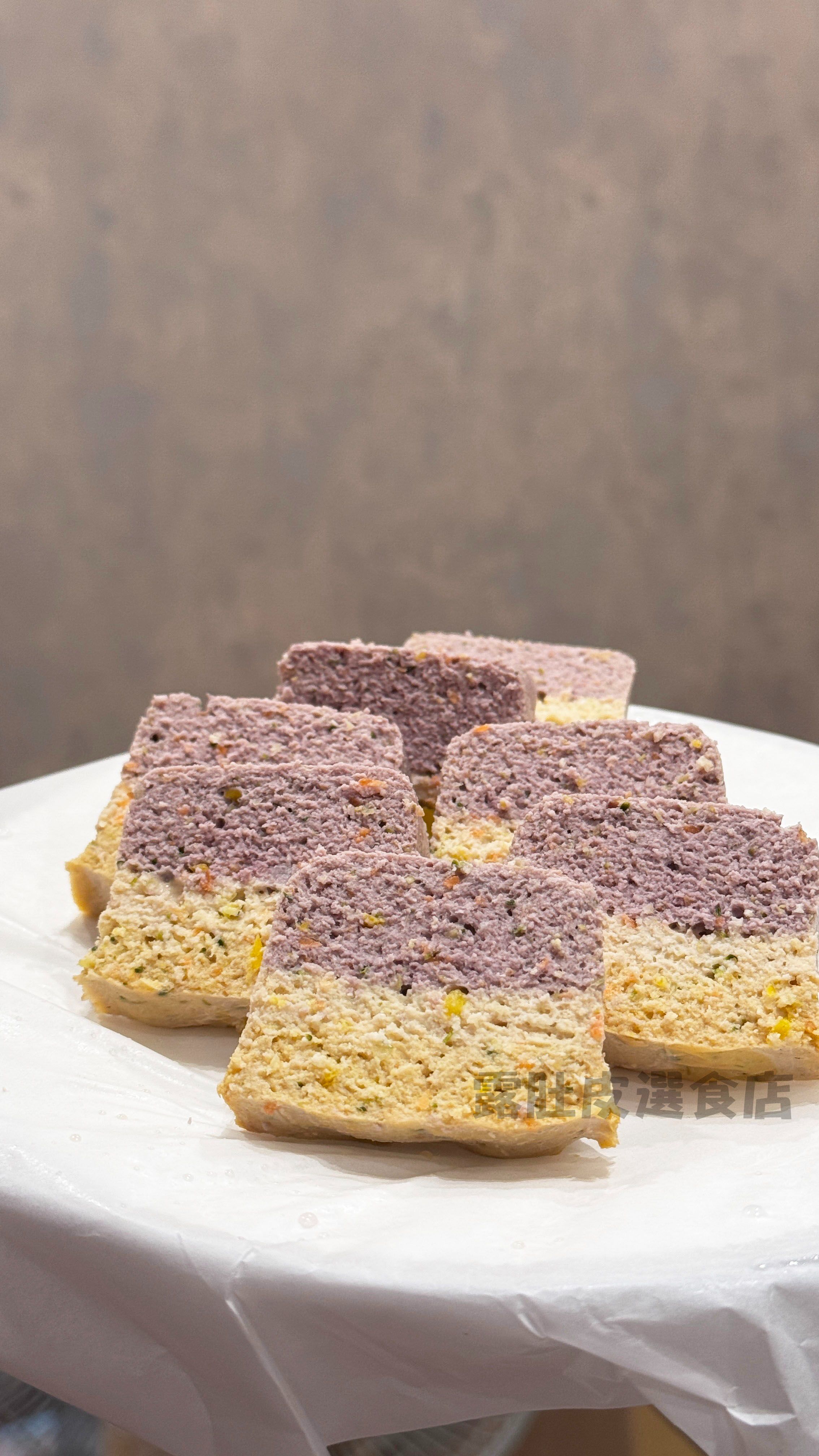 漸層雞肉蔬食磅蛋糕