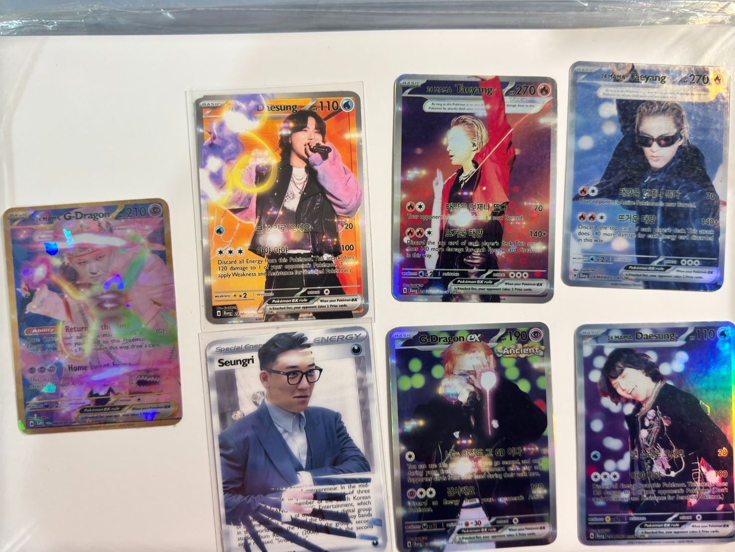 Bigbang : 2024 mama X  squid game Look 抽獎卡包