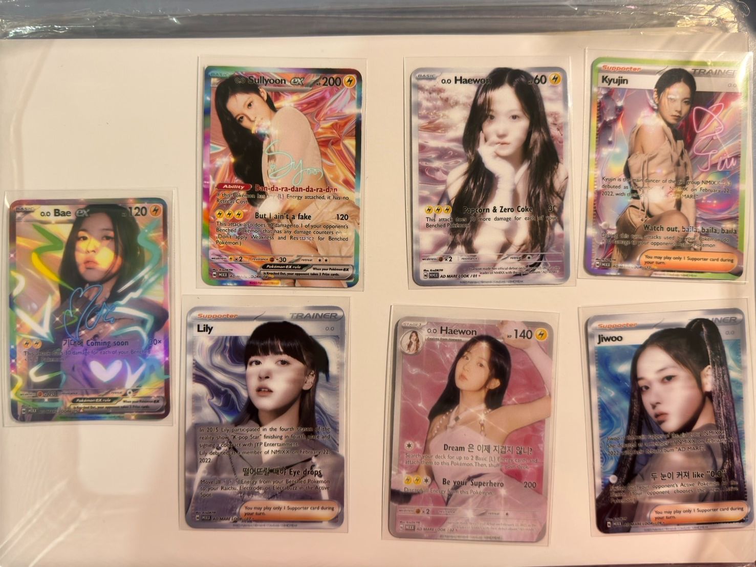 Nmixx : AD.Mare Look 抽獎卡包