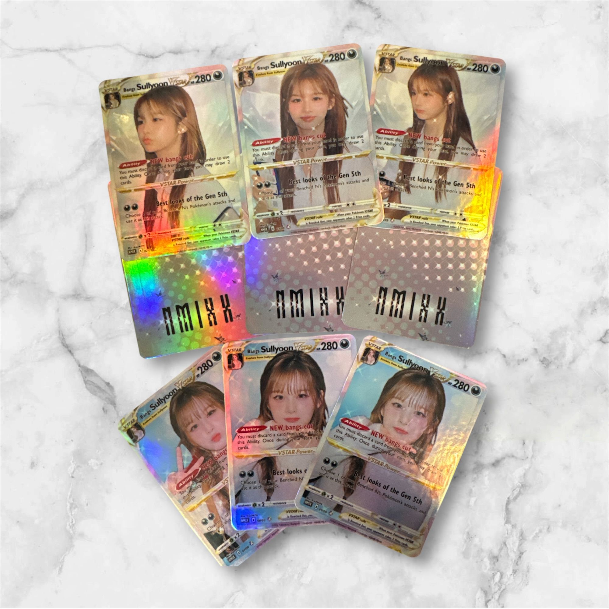 NMIXX：薛侖娥/Sullyoon 2025 bangs Look 卡包