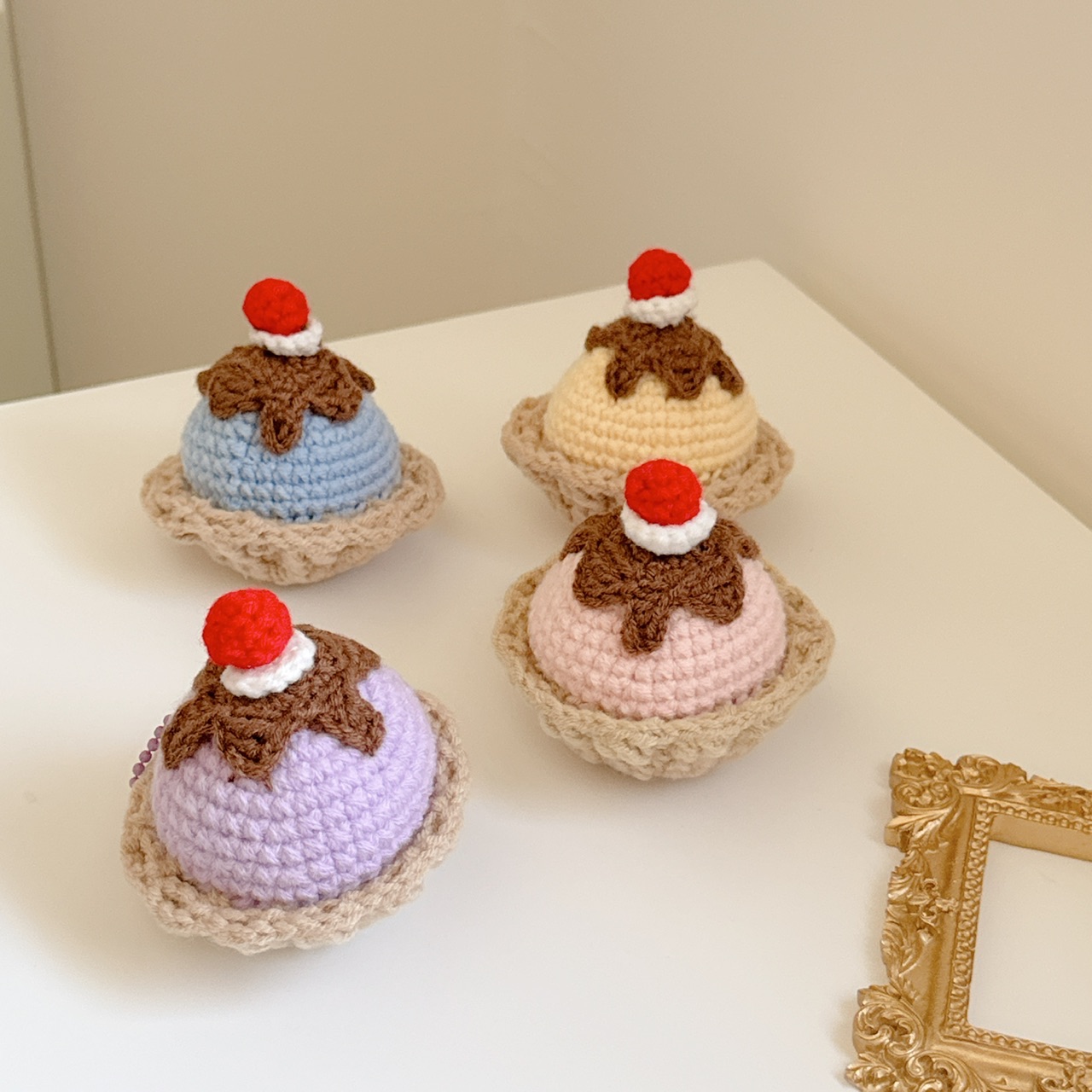 冰淇淋蛋塔系列吊飾