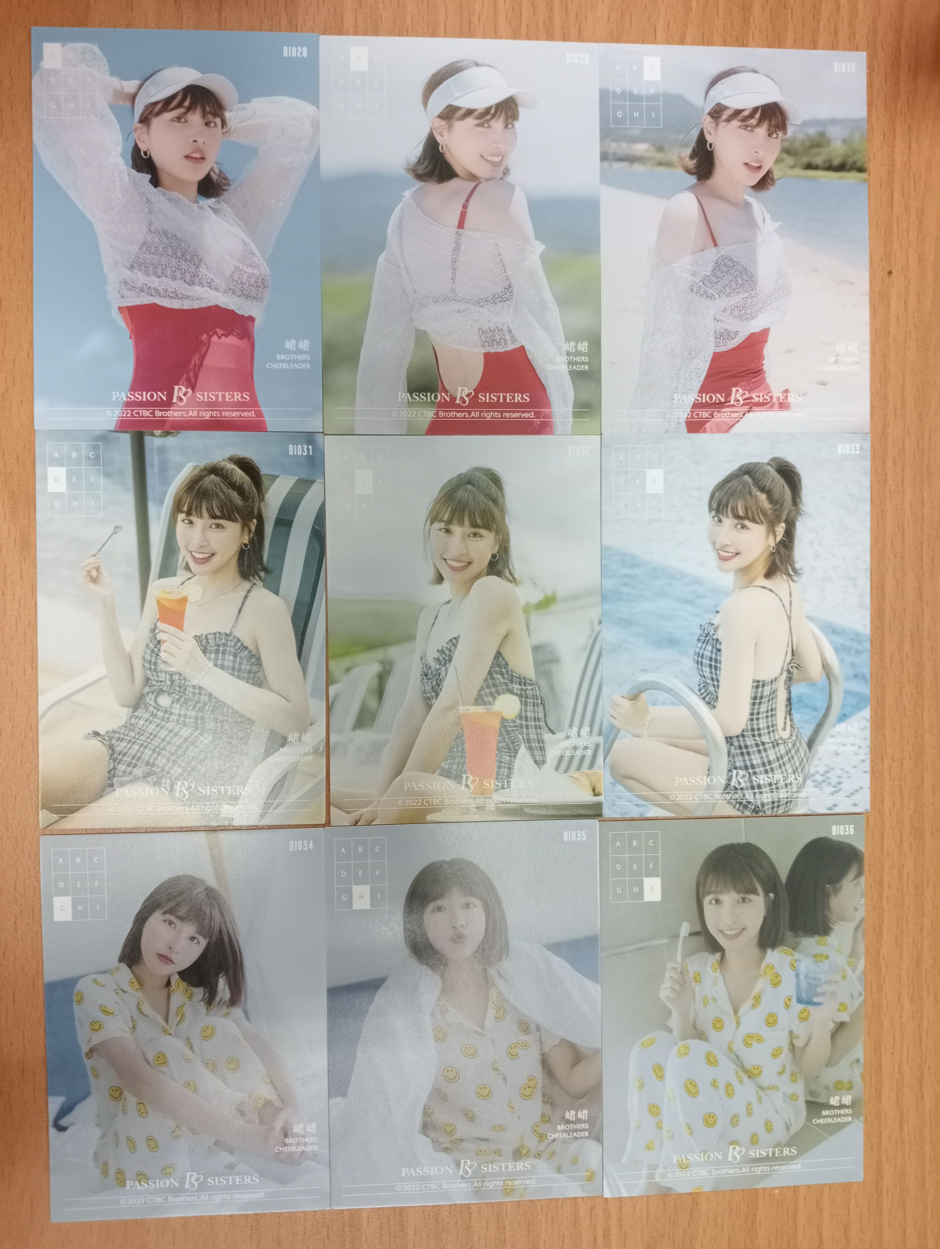 2022 Passion Sisters 兄弟象啦啦隊女孩卡