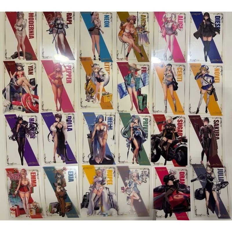 二手 勝利女神：妮姬 NIKKE exhibition 日本妮姬展 透卡 PP 透明卡 燙金 不拆售